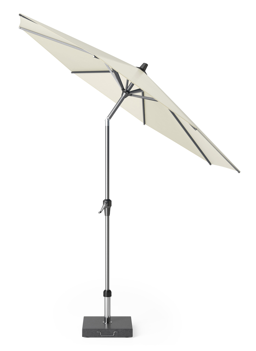Platinum Sun & Shade Riva parasoll Varmvit/grå exkl. parasollfot 2,5 m