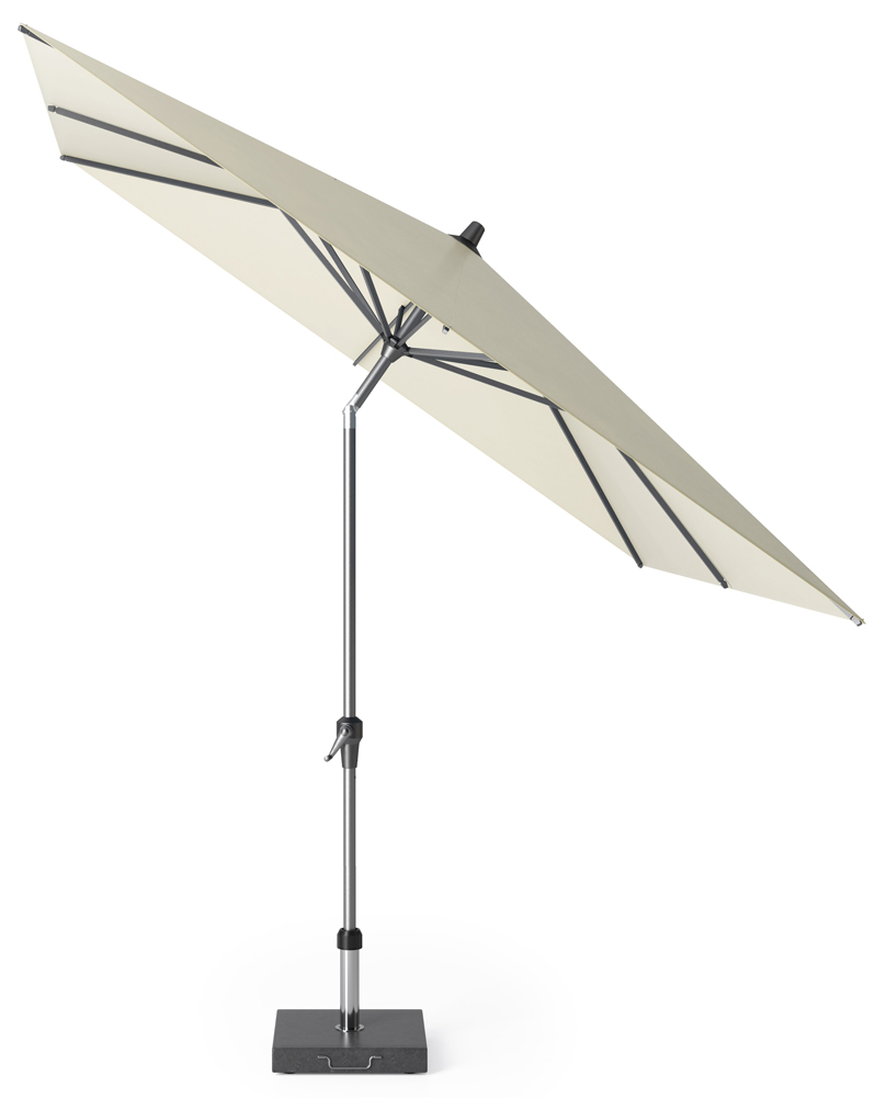 Platinum Sun & Shade Riva parasoll Varmvit/grå exkl. parasollfot 2,5 x 2,5 m