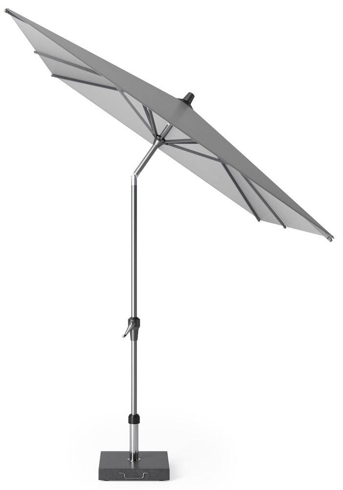 Platinum Sun & Shade Riva parasoll Grå/grå exkl. parasollfot 2,5 x 2 m