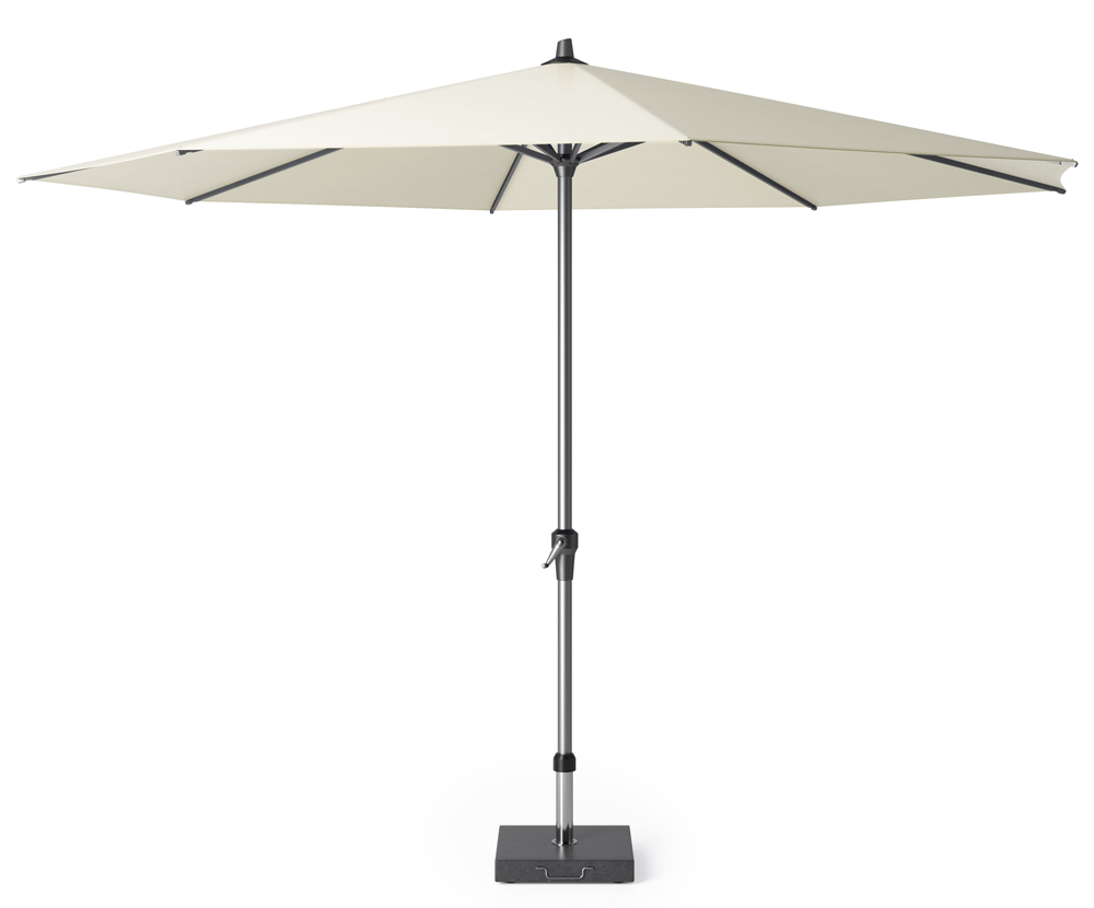 Platinum Sun & Shade Riva parasoll Varmvit/grå exkl. parasollfot 3,5 m