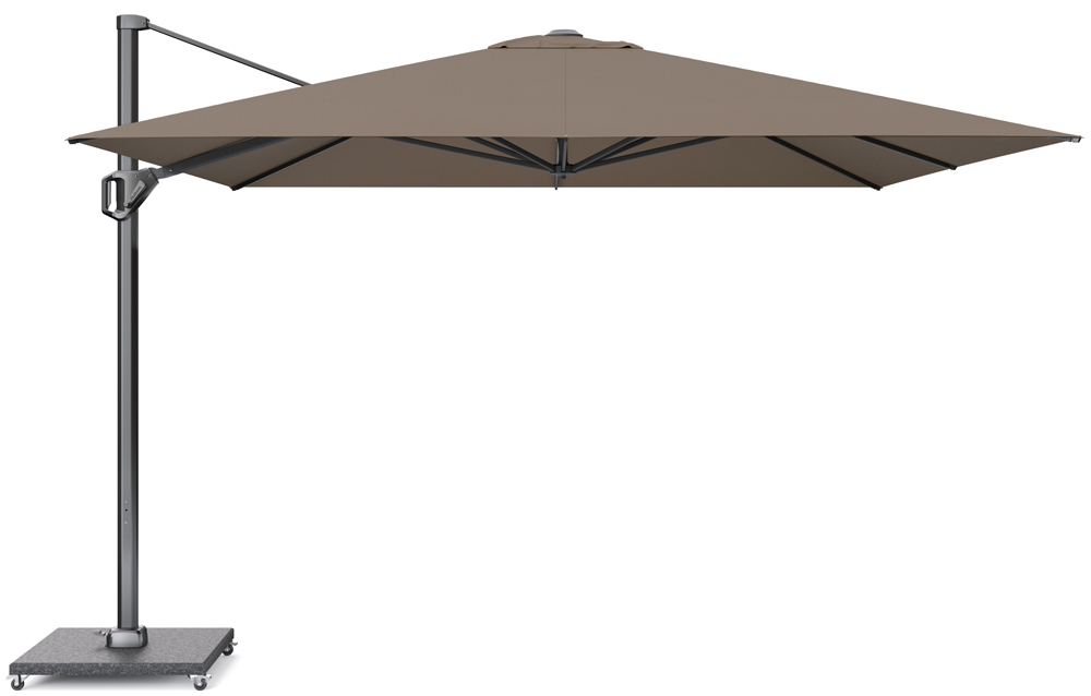Platinum Sun & Shade Challenger T1 parasoll Beige/grå exkl. parasollfot 3,5 x 3,5 m