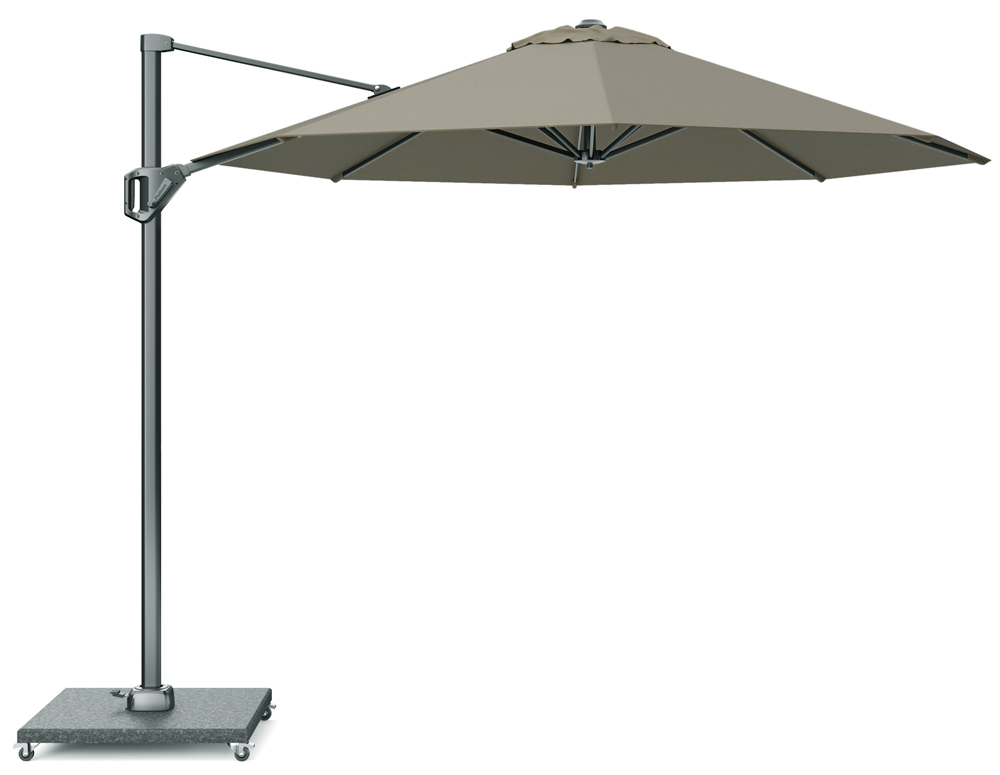 Platinum Sun & Shade Voyager T1 parasoll Taupe/grå exkl. parasollfot 3 m