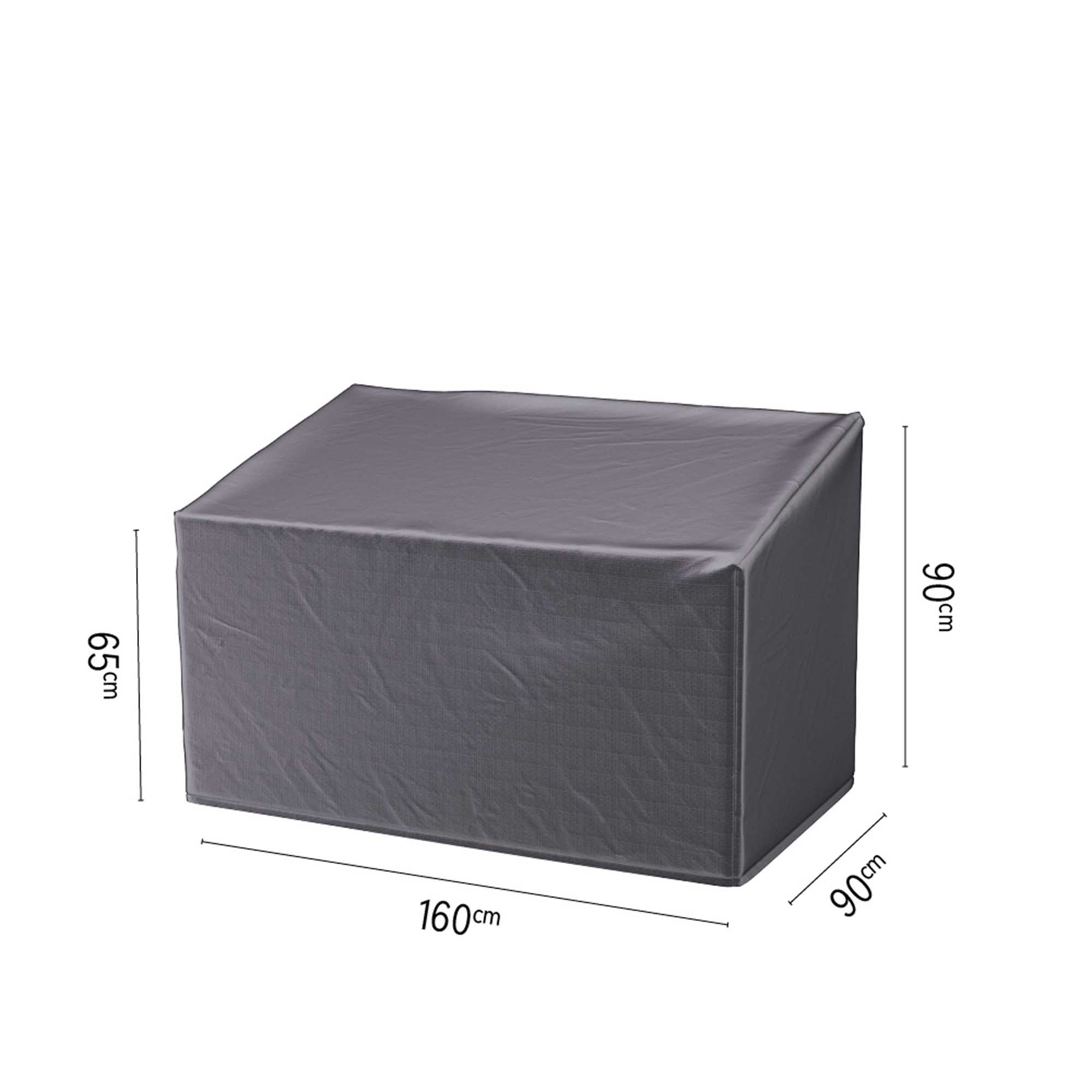 Platinum AeroCover Möbelskydd Aerocover till loungedel Svart/svart 160 x 90 x H65/90 cm