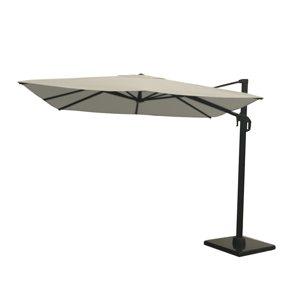 Platinum Sun & Shade Coolfit parasoll Vit/vit 3 x 3 m