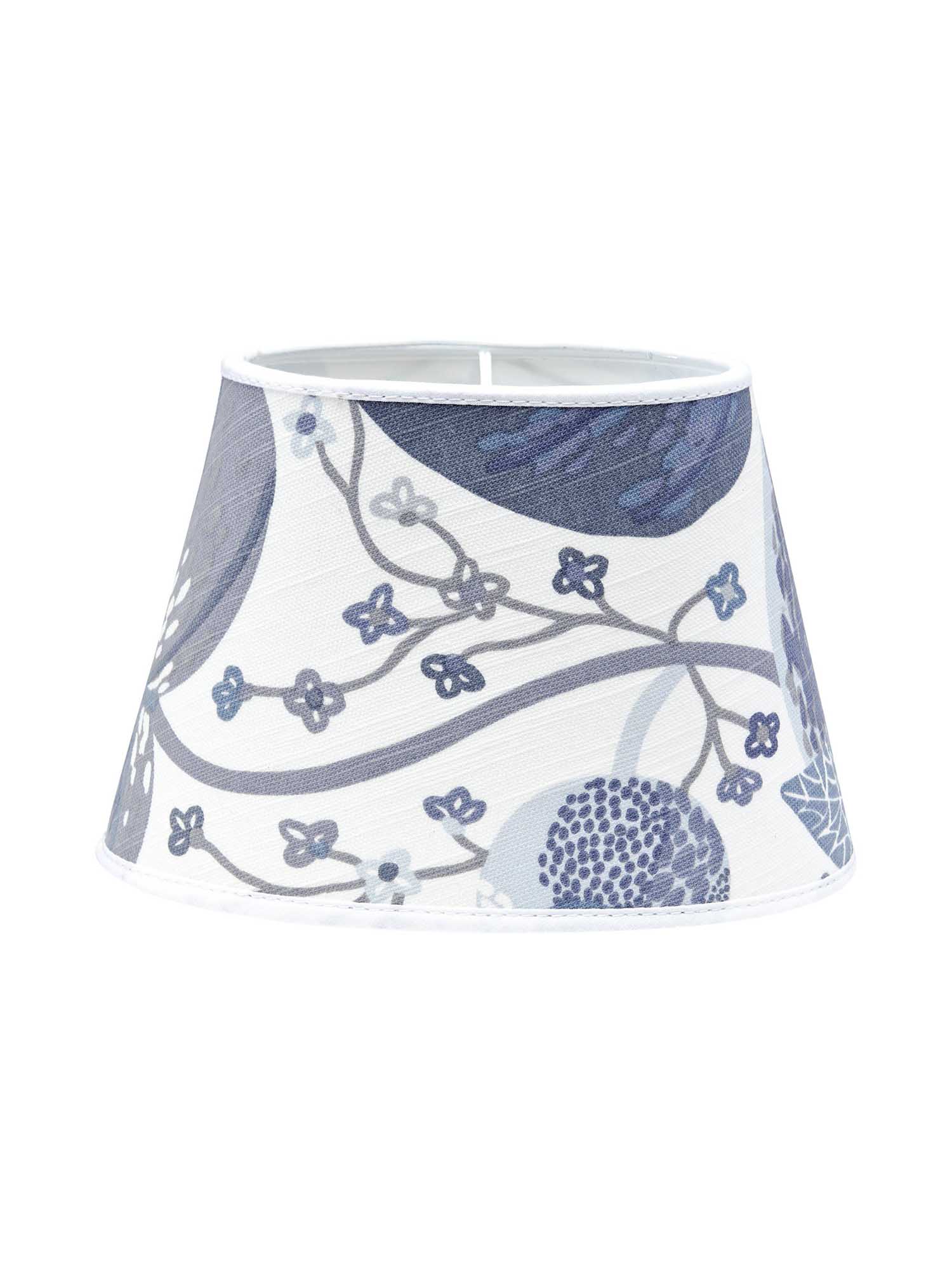 PR Home Oval lampskärm Mönstrad frank ljusblå 20 cm