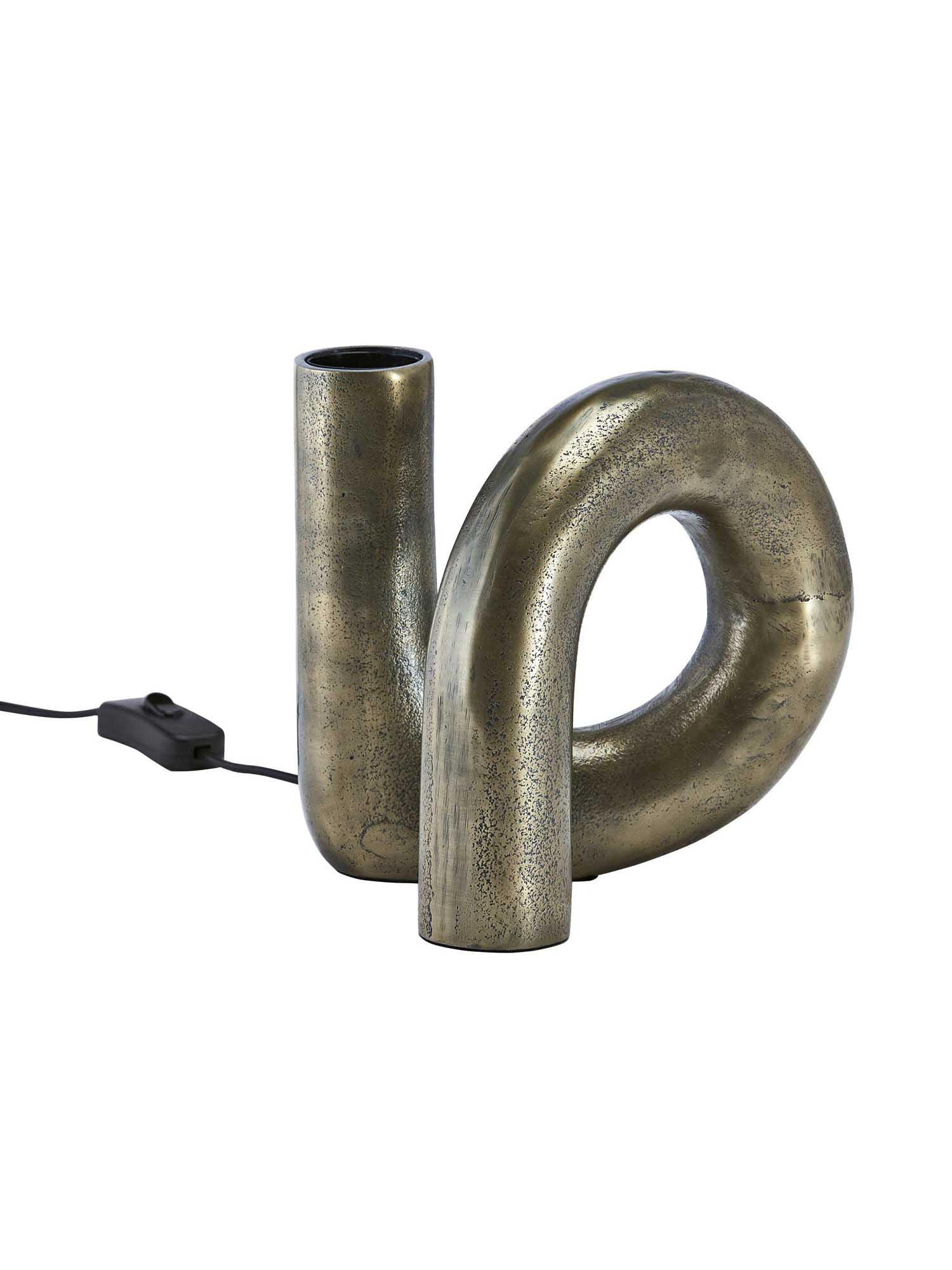 PR Home Notice swirl lampfot Råmässing 18 cm