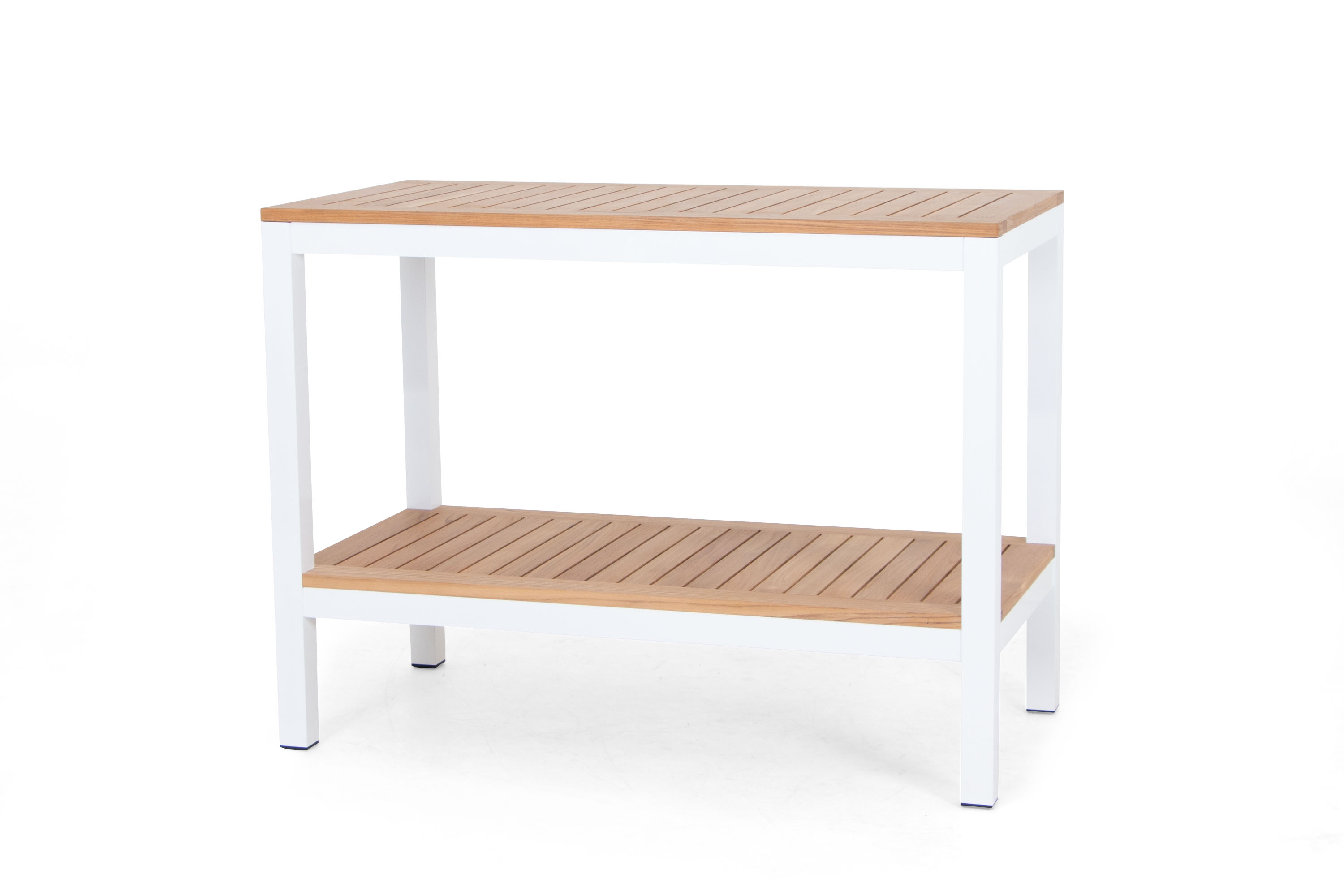 Selected Exclusive Twin arbetsbänk Vit/teak