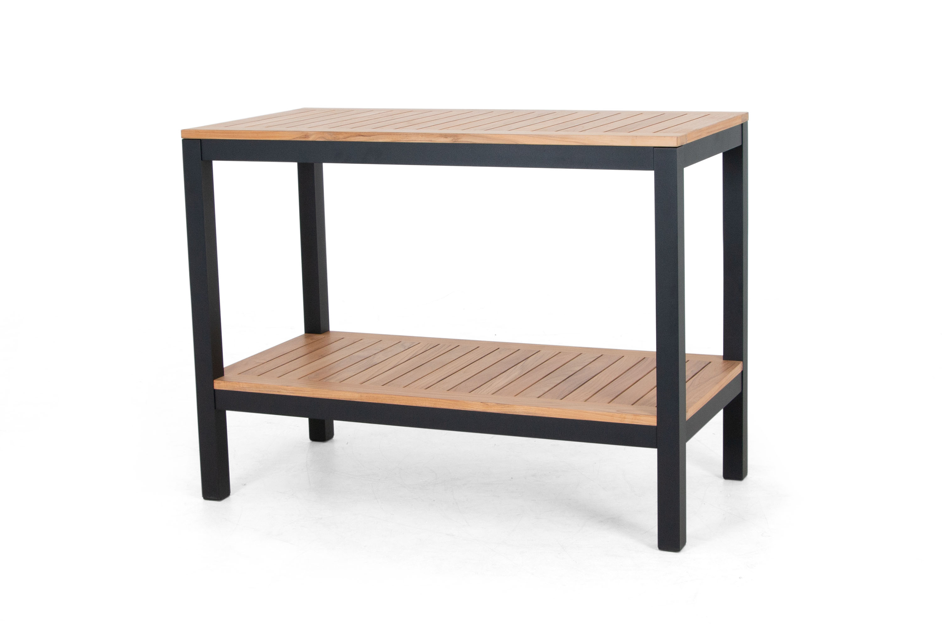 Selected Exclusive Twin arbetsbänk Svart/teak