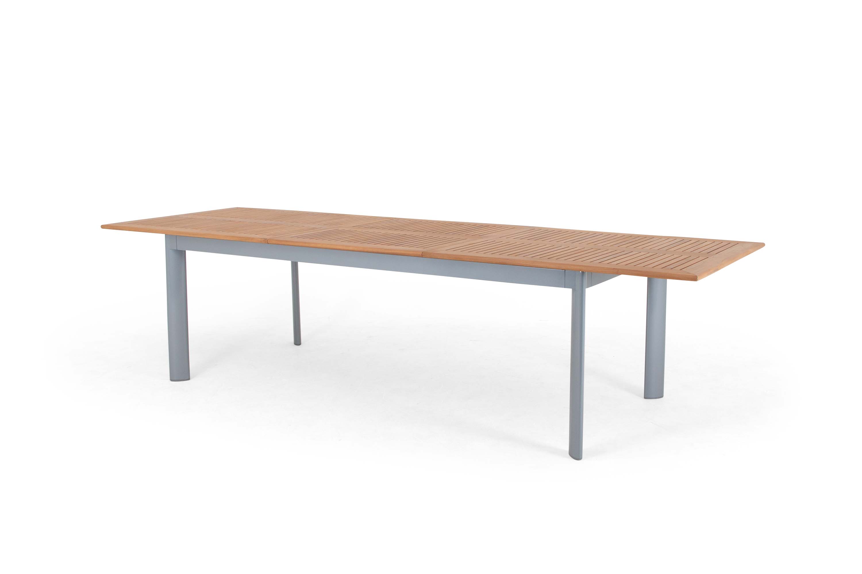 Selected Home Nice matbord Silver/teak 224 - 304 x 100 cm