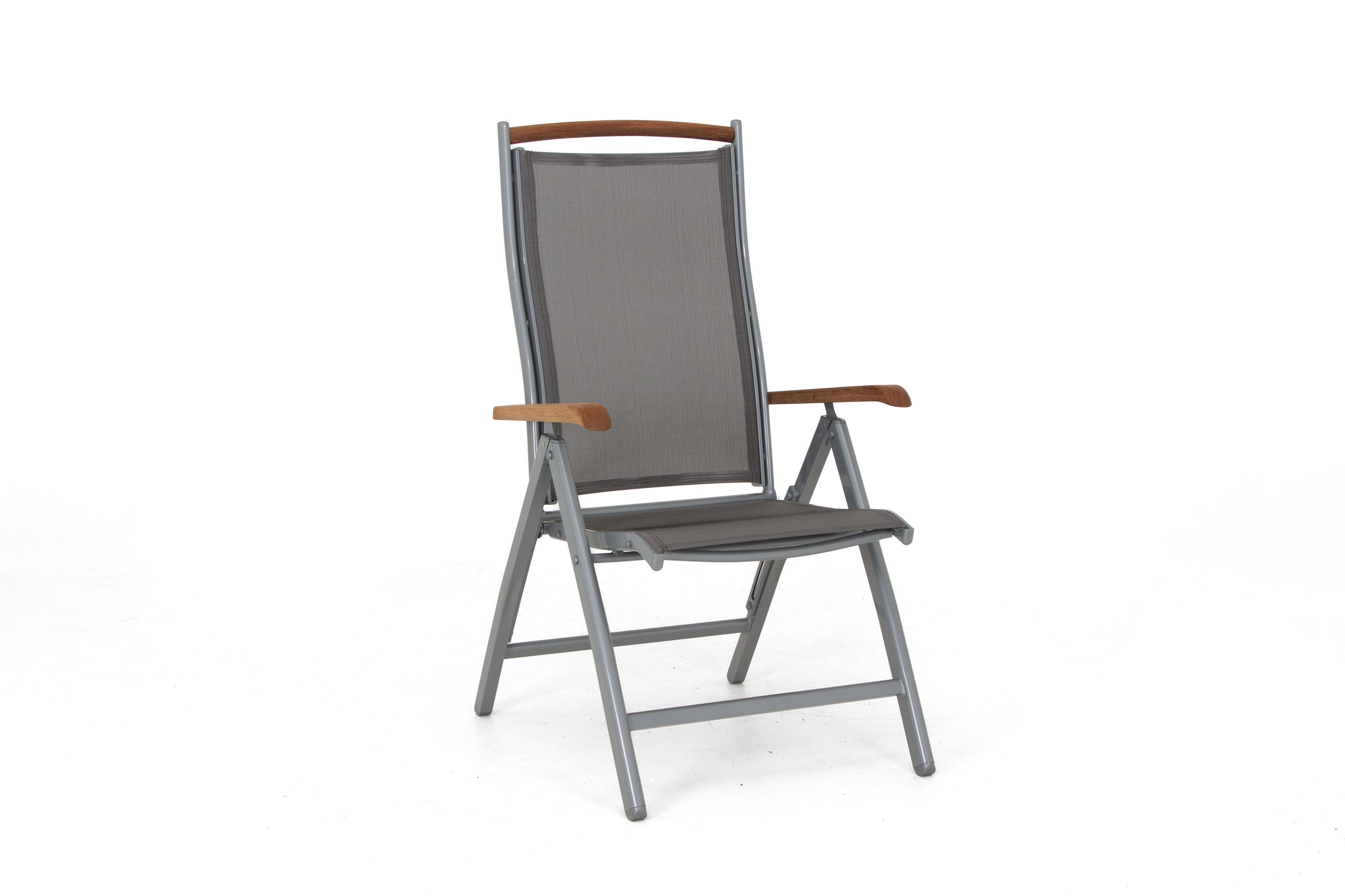 Nice positionsstol Silver/silver Teak armstöd Selected Home - utemöbler