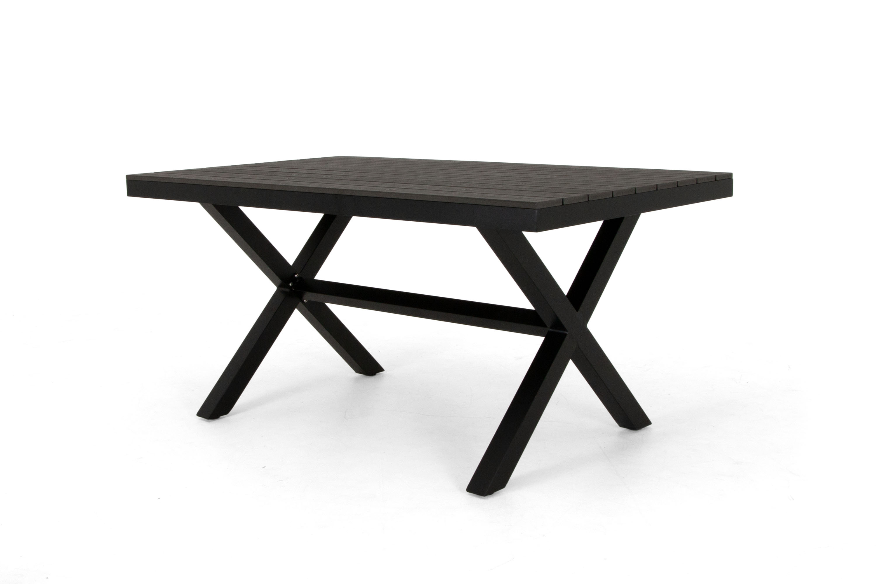 Selected Home Vegas matbord Svart med grå nonwood 150 x 90 cm
