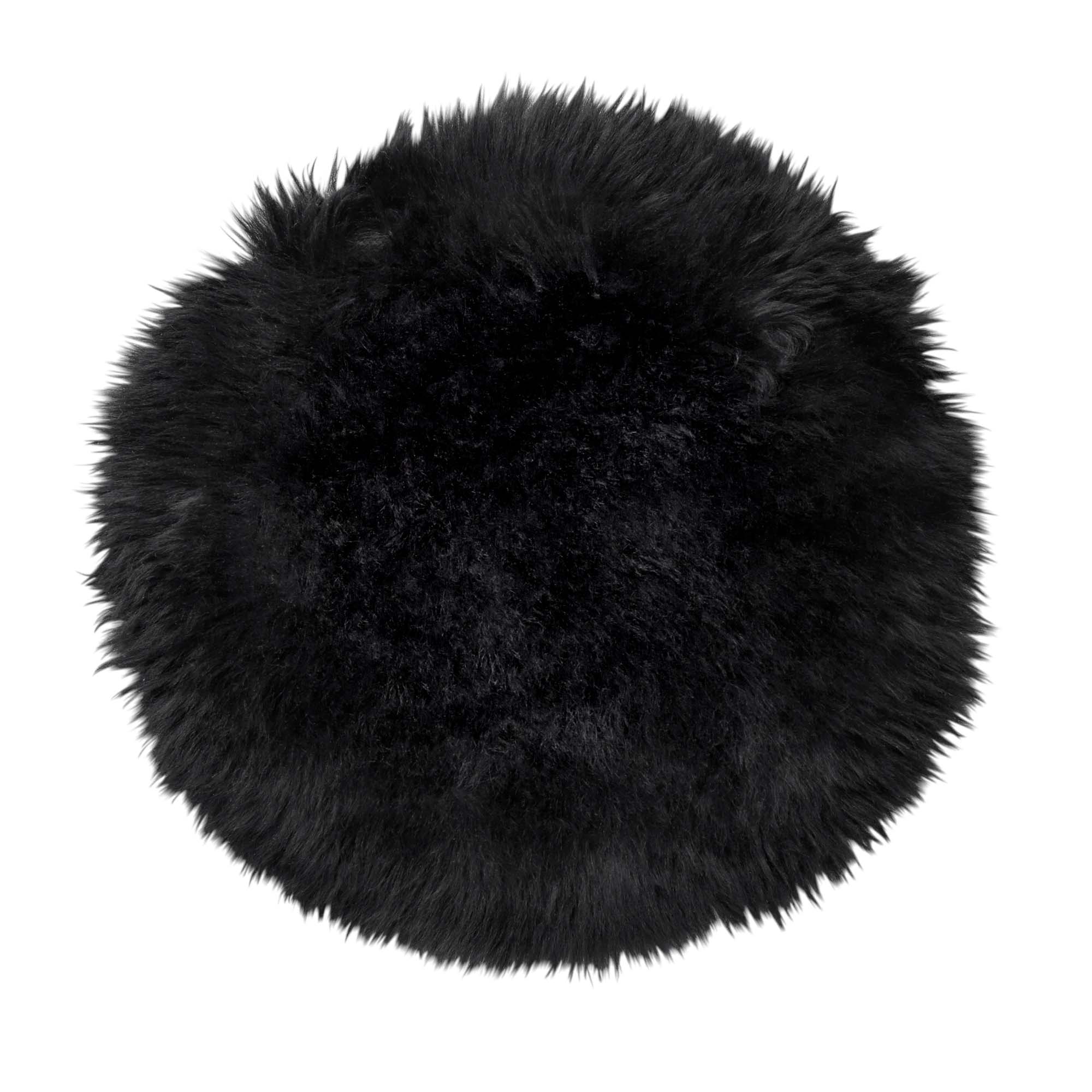 Skinnwille Gently sittdyna Svart 34 cm