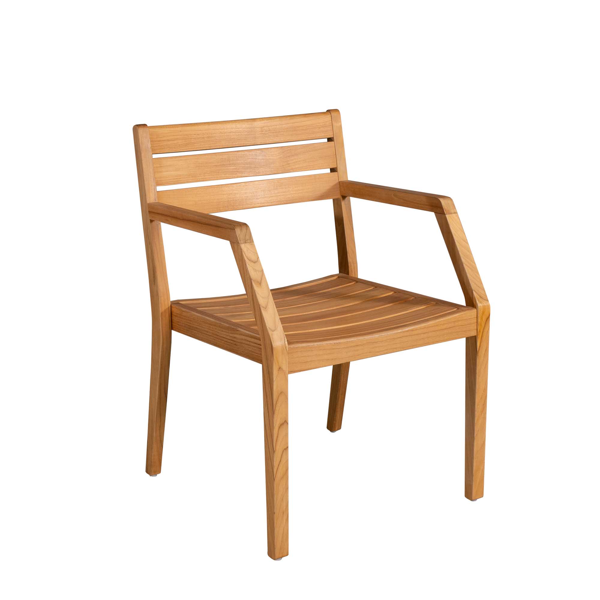 Stockamöllan Gunnaröd matstol Teak med beige dyna Inkl. dyna