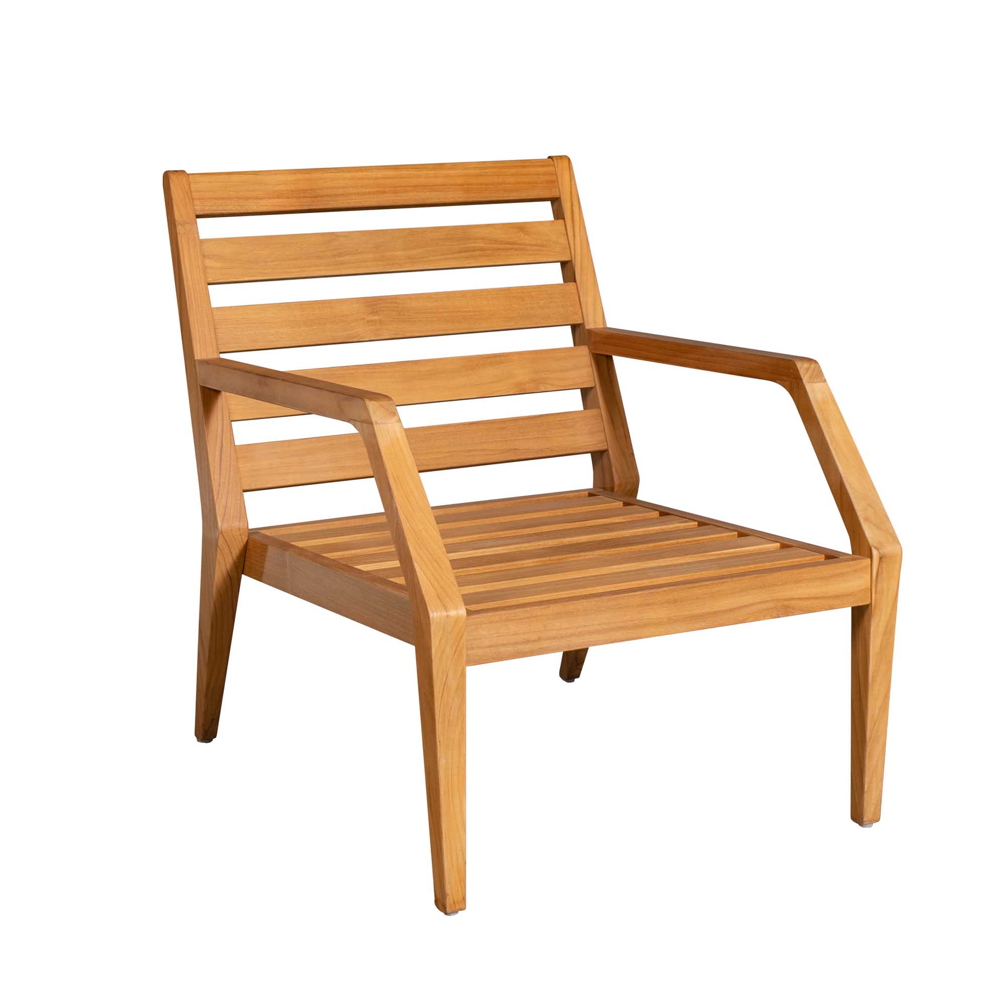 Stockamöllan Gunnaröd loungestol Teak med beige dyna Inkl. dynor