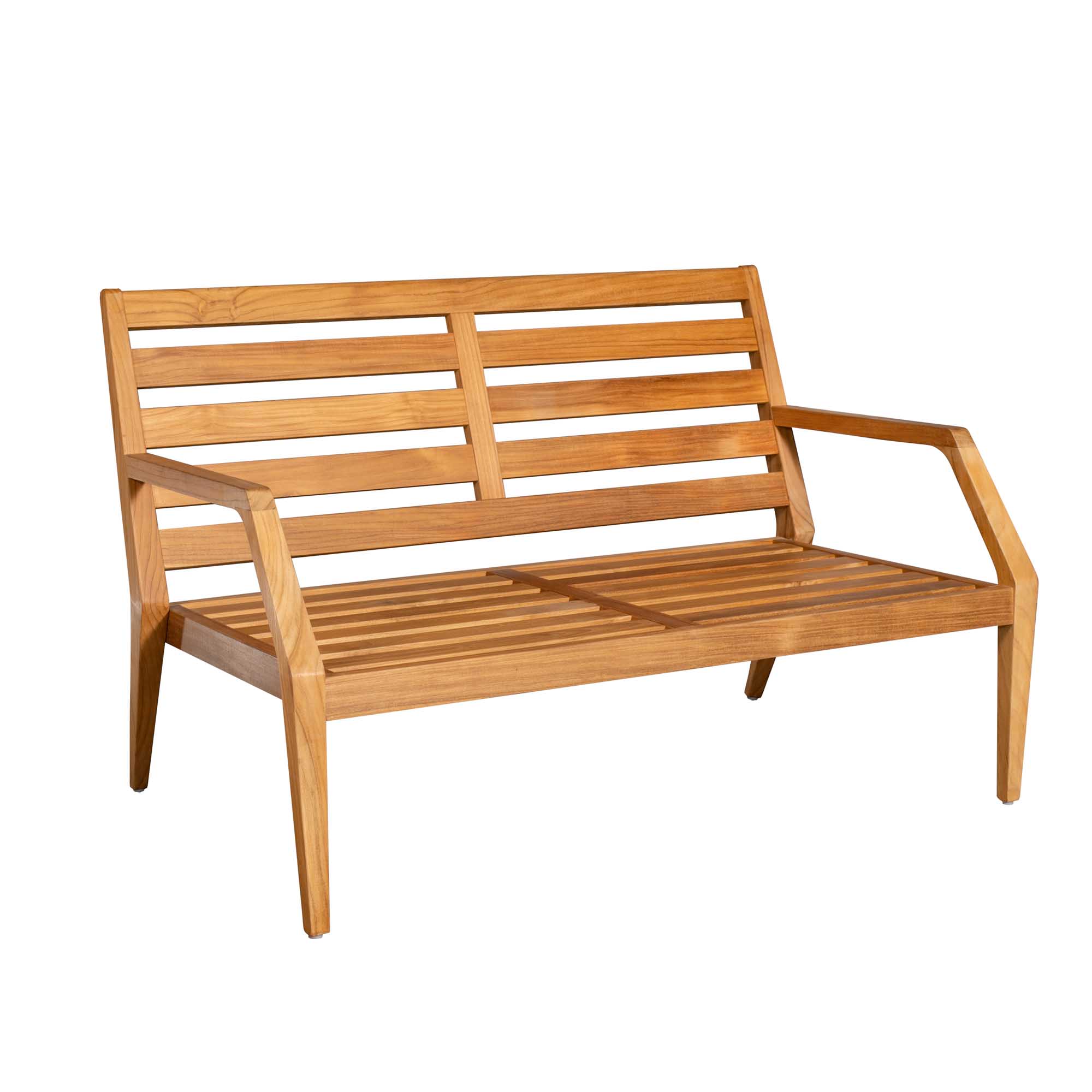 Stockamöllan Gunnaröd 2-sitsoffa Teak med beige dyna Inkl. dynor