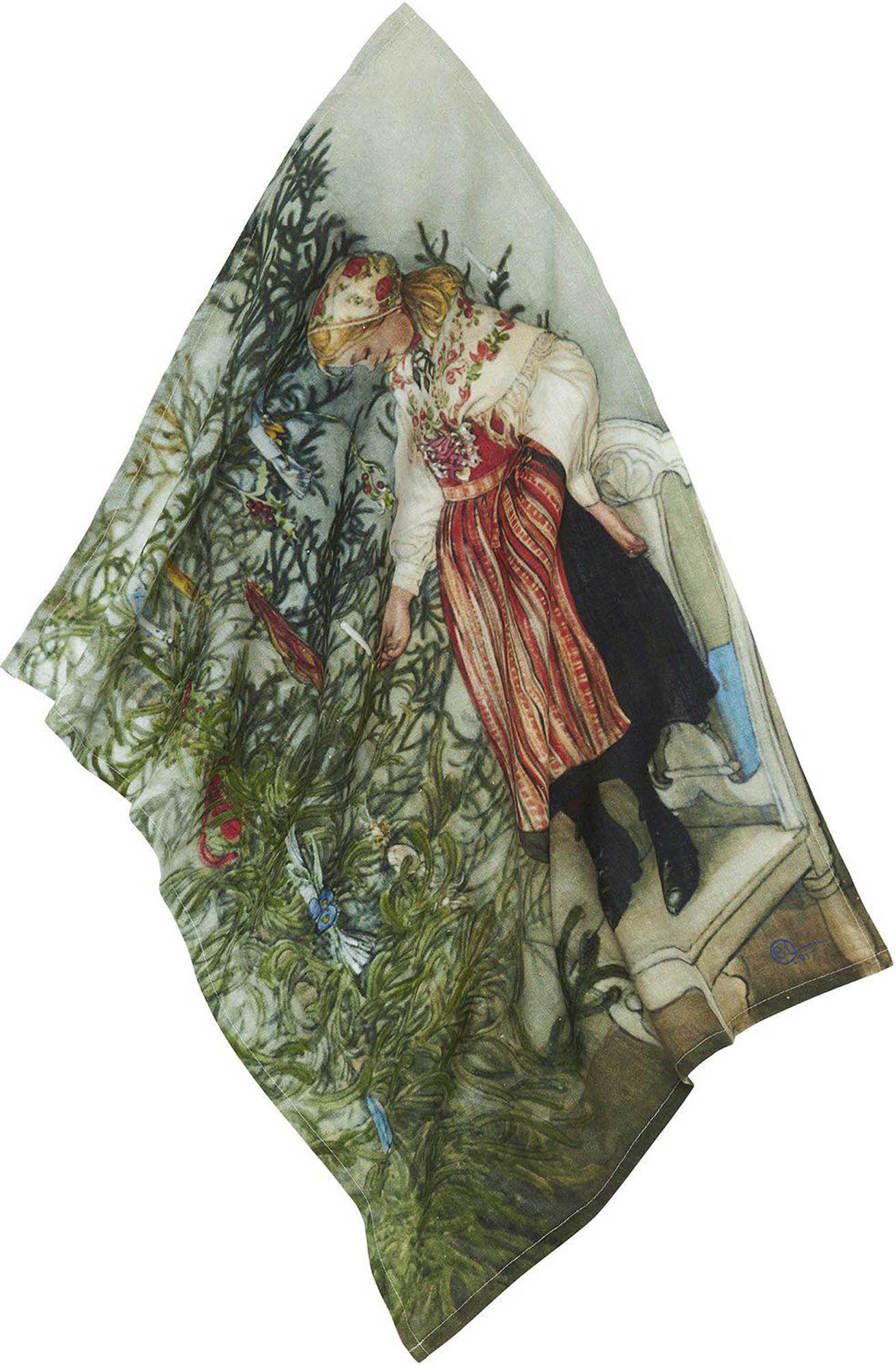 Svanefors Konfekt kökshandduk Grön 50 x 70 cm