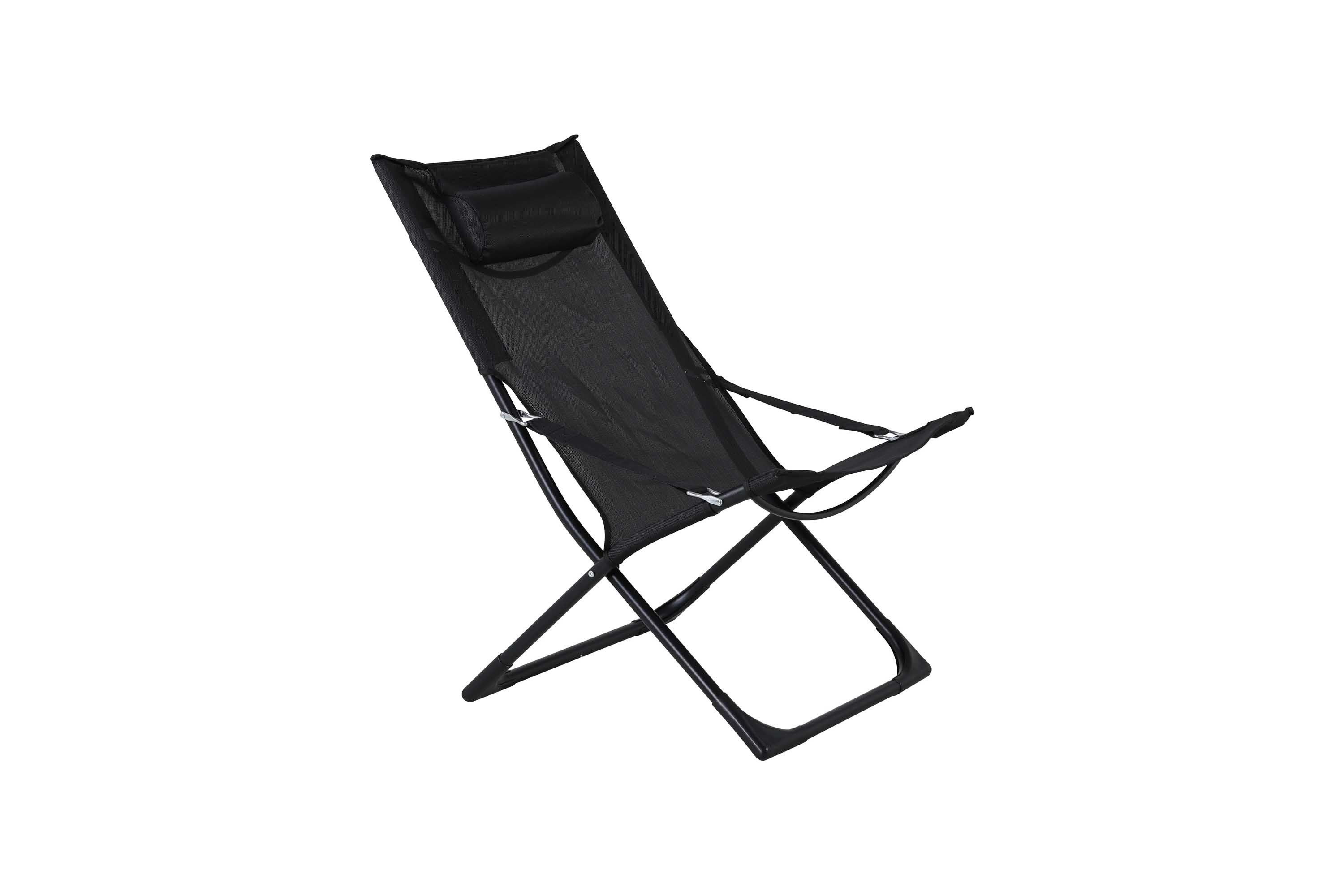 Venture Design Seville solstol Svart/svart