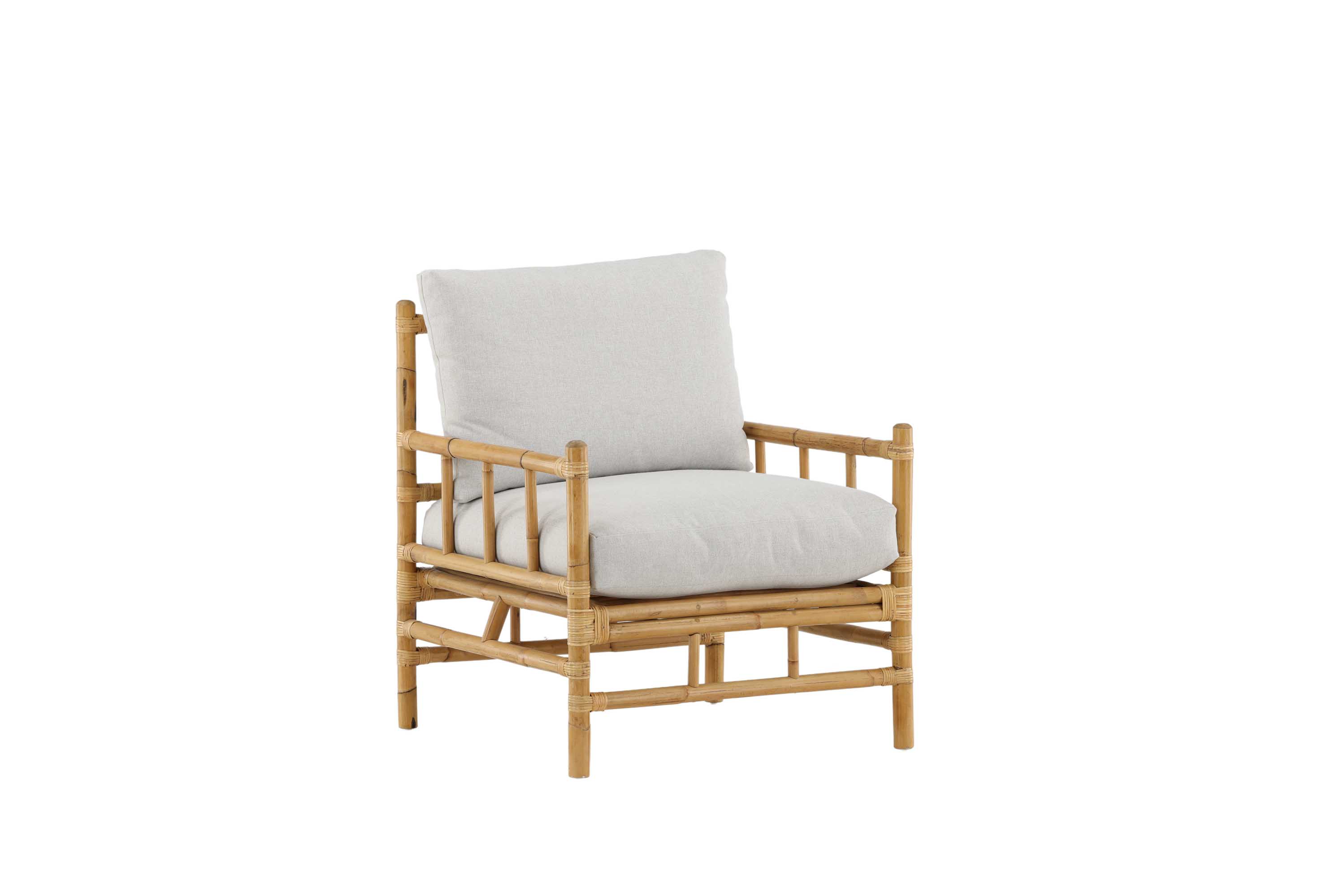 Venture Design Cane loungefåtölj Grå/natur