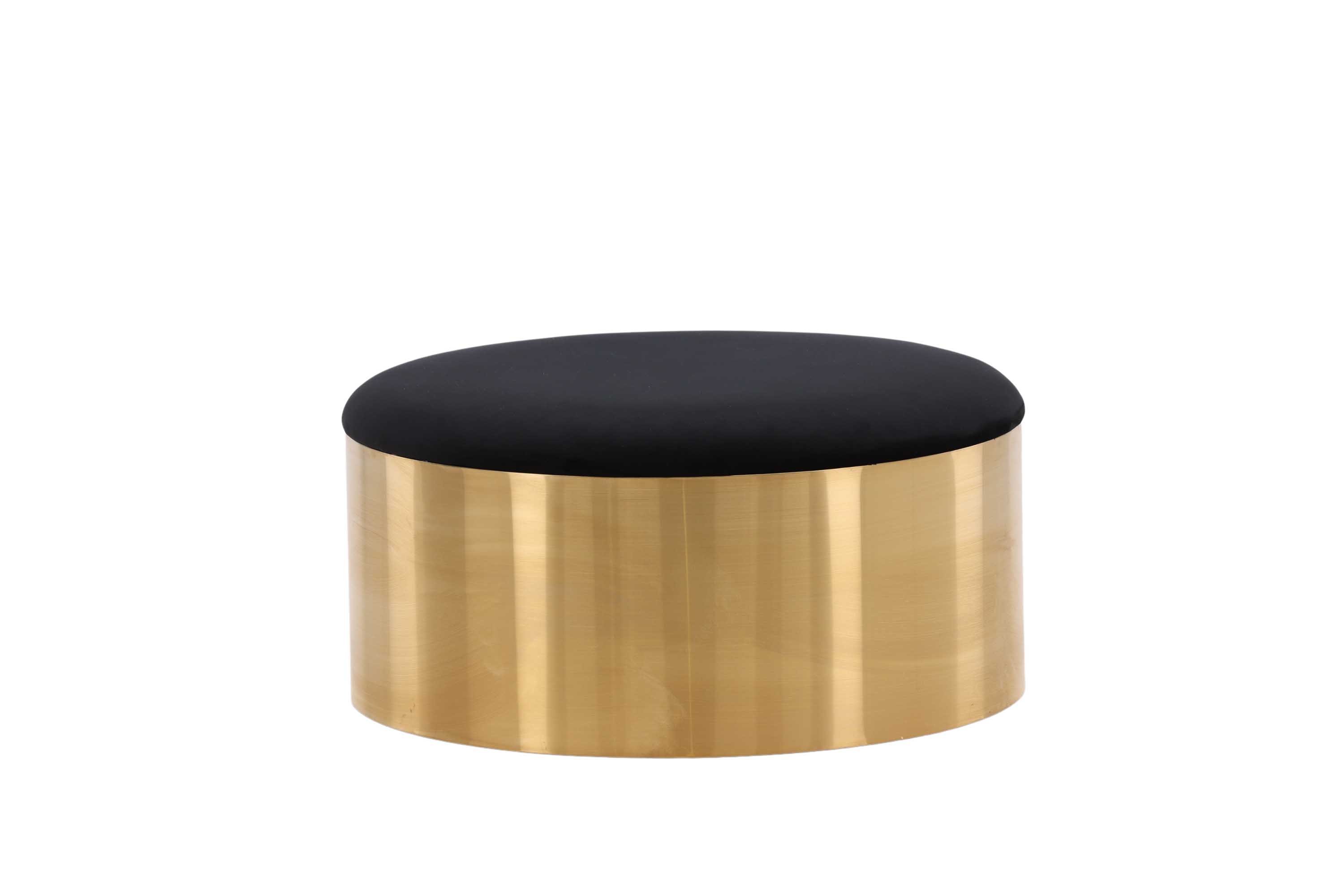 Venture Design Puff pall Svart/mässing 75 cm