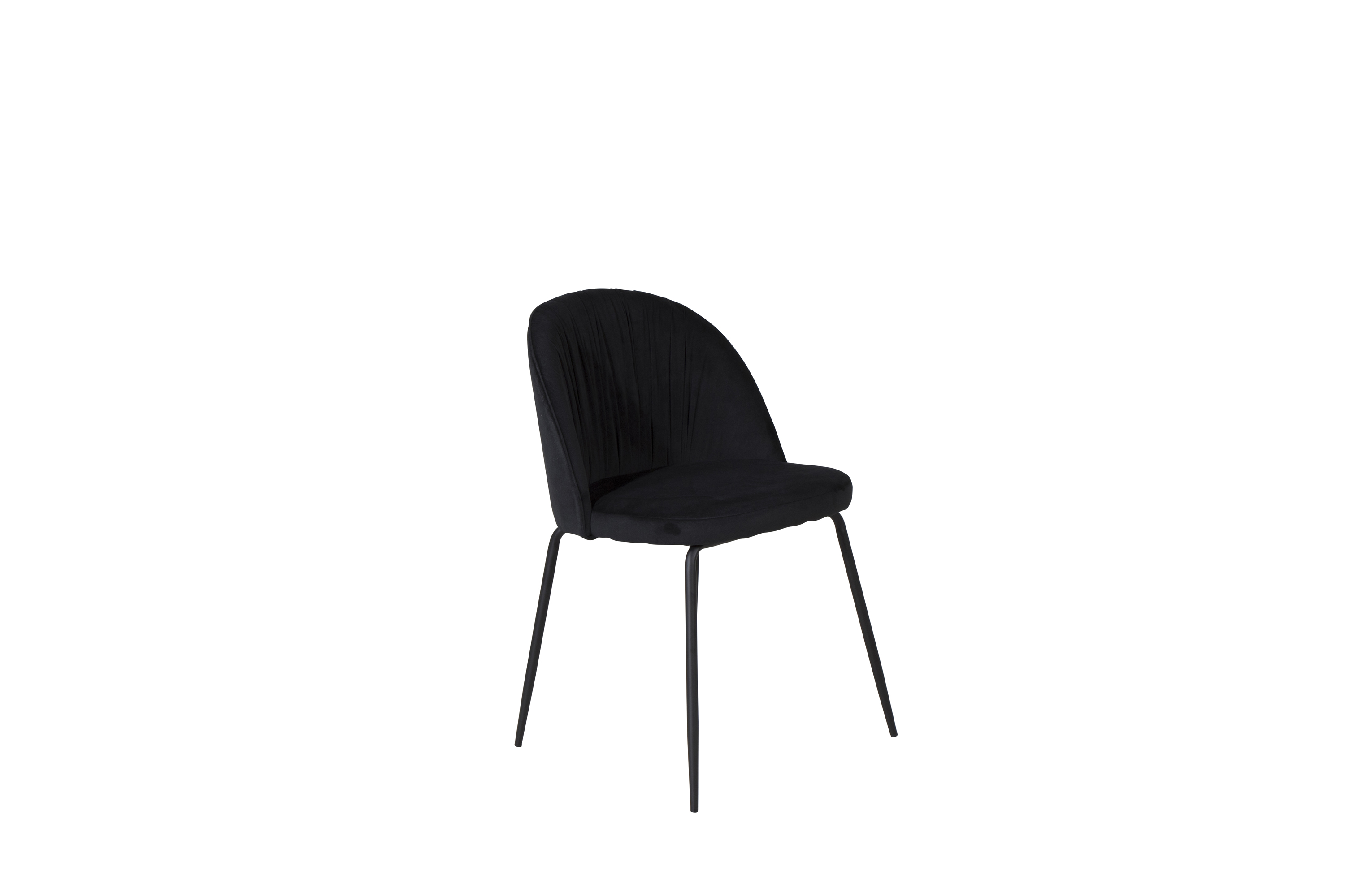 Venture Design Wrinkles matstol Svart Sammet/svart