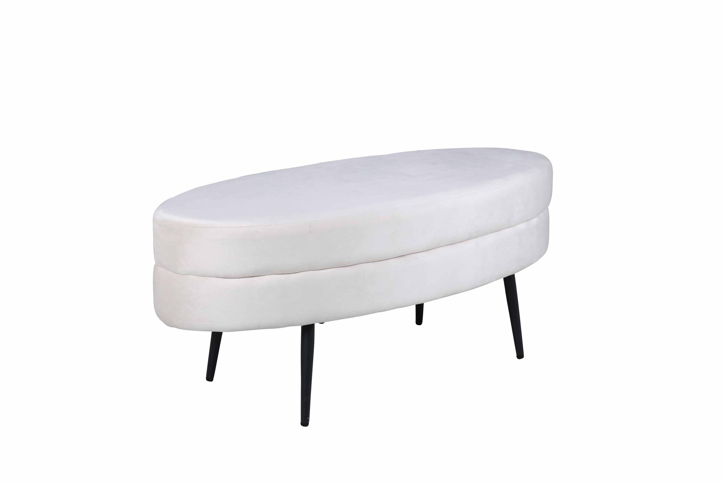 Venture Design Otto sittpuff Beige/svart 100 cm