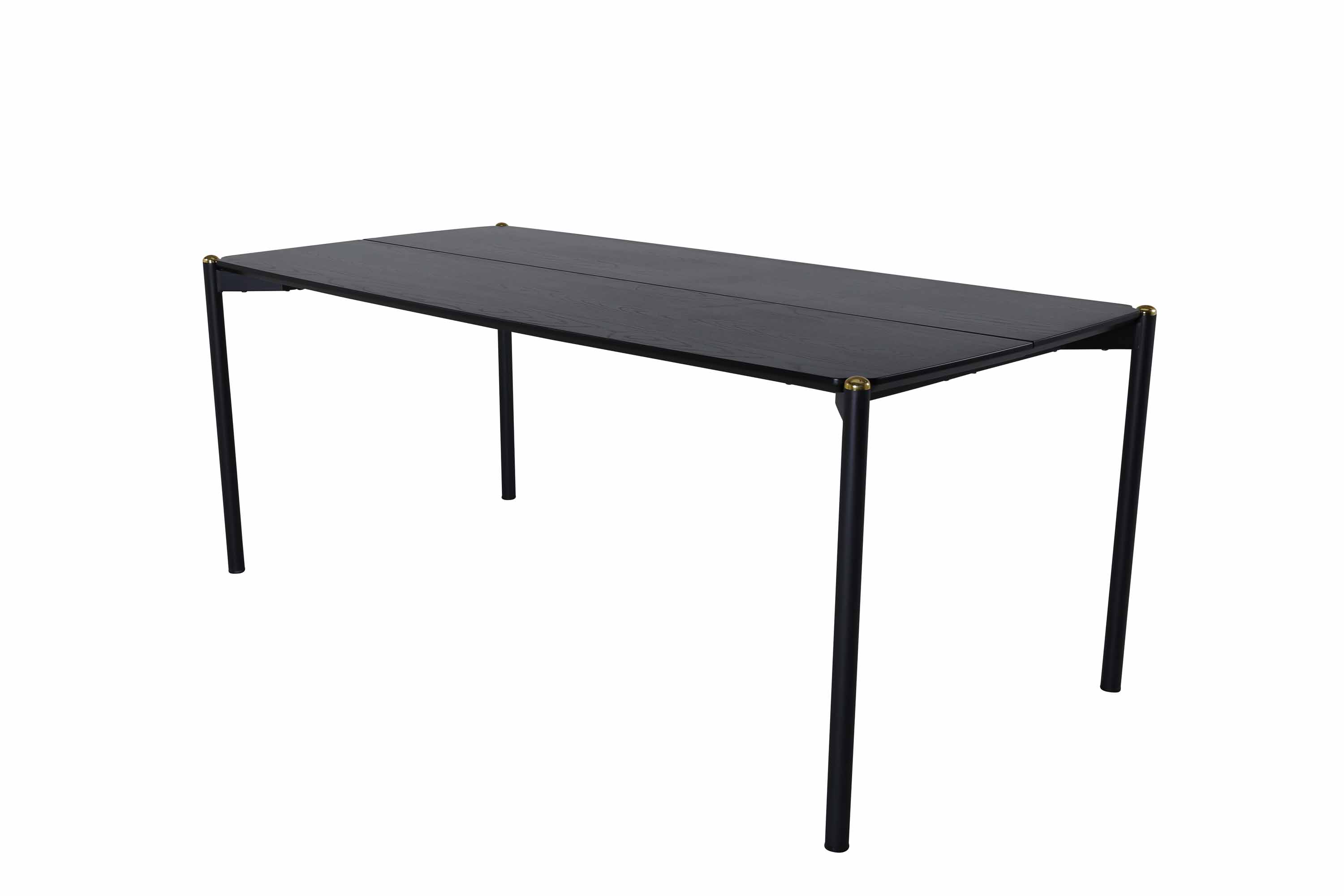 Venture Design Pelle matbord Svart/svart 190 x 90 cm