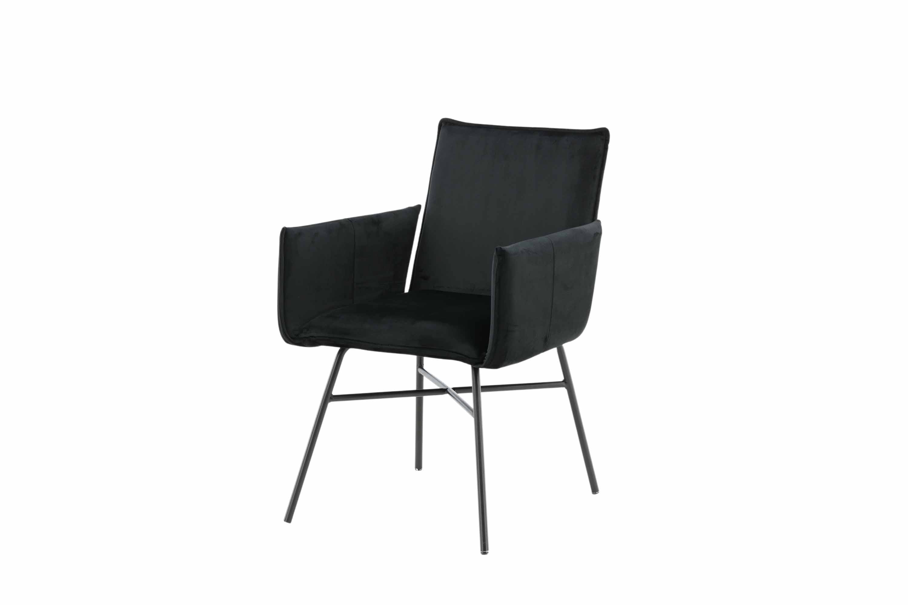 Venture Design Petra karmstol Svart/svart