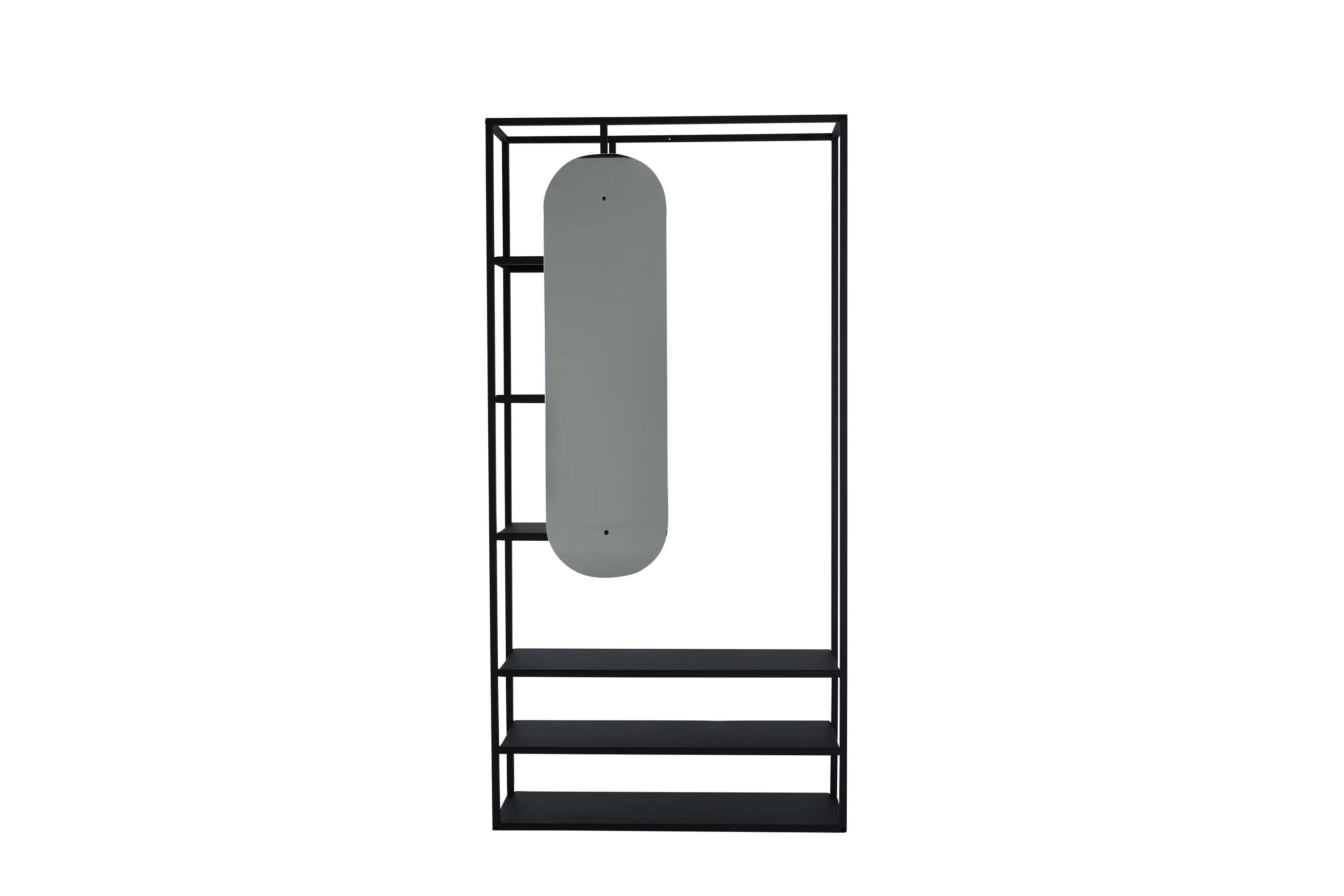 Venture Design Classe garderob Svart 100 x 30 x 200 cm
