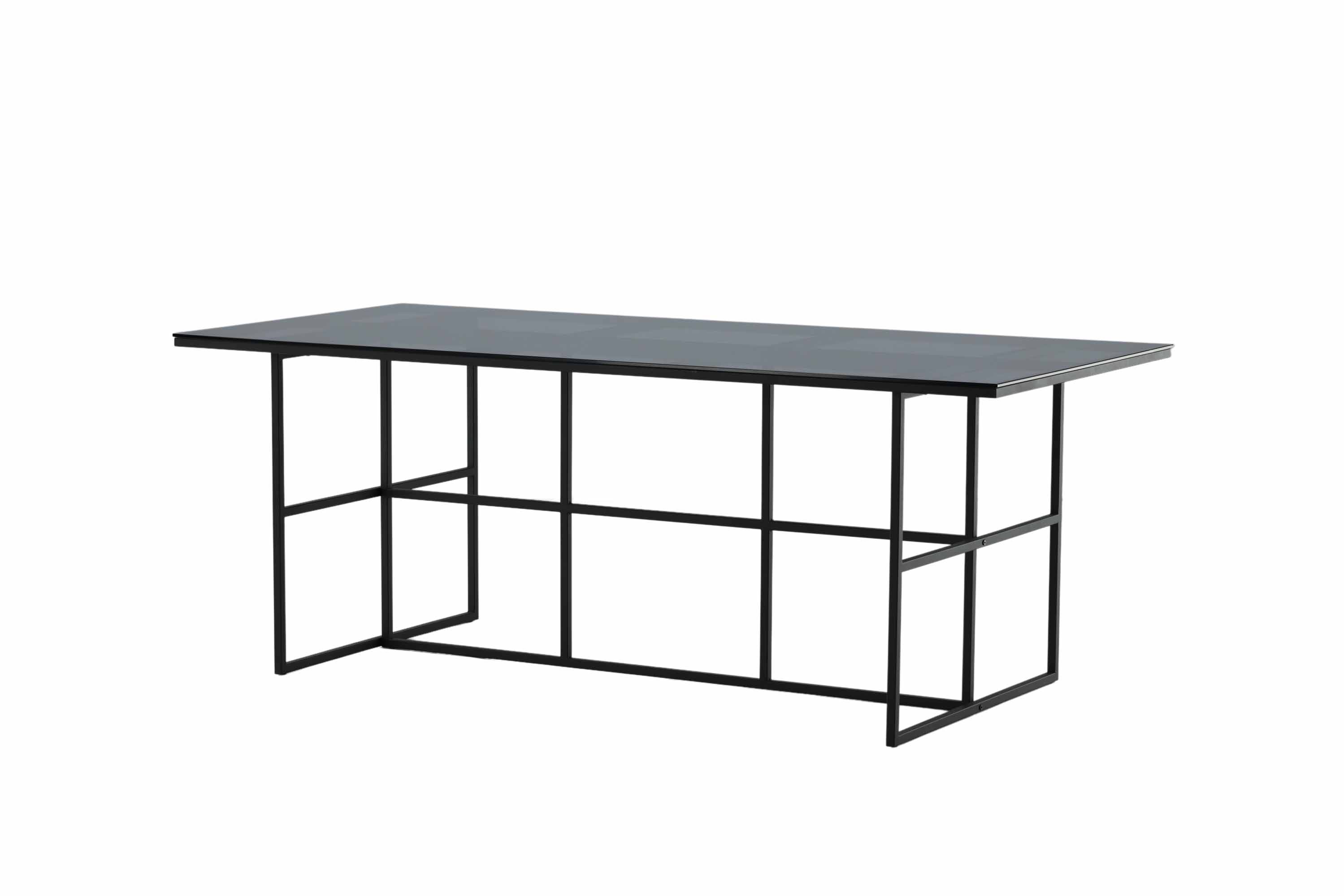 Venture Design Leif matbord Svart/svart 200 x 90 cm