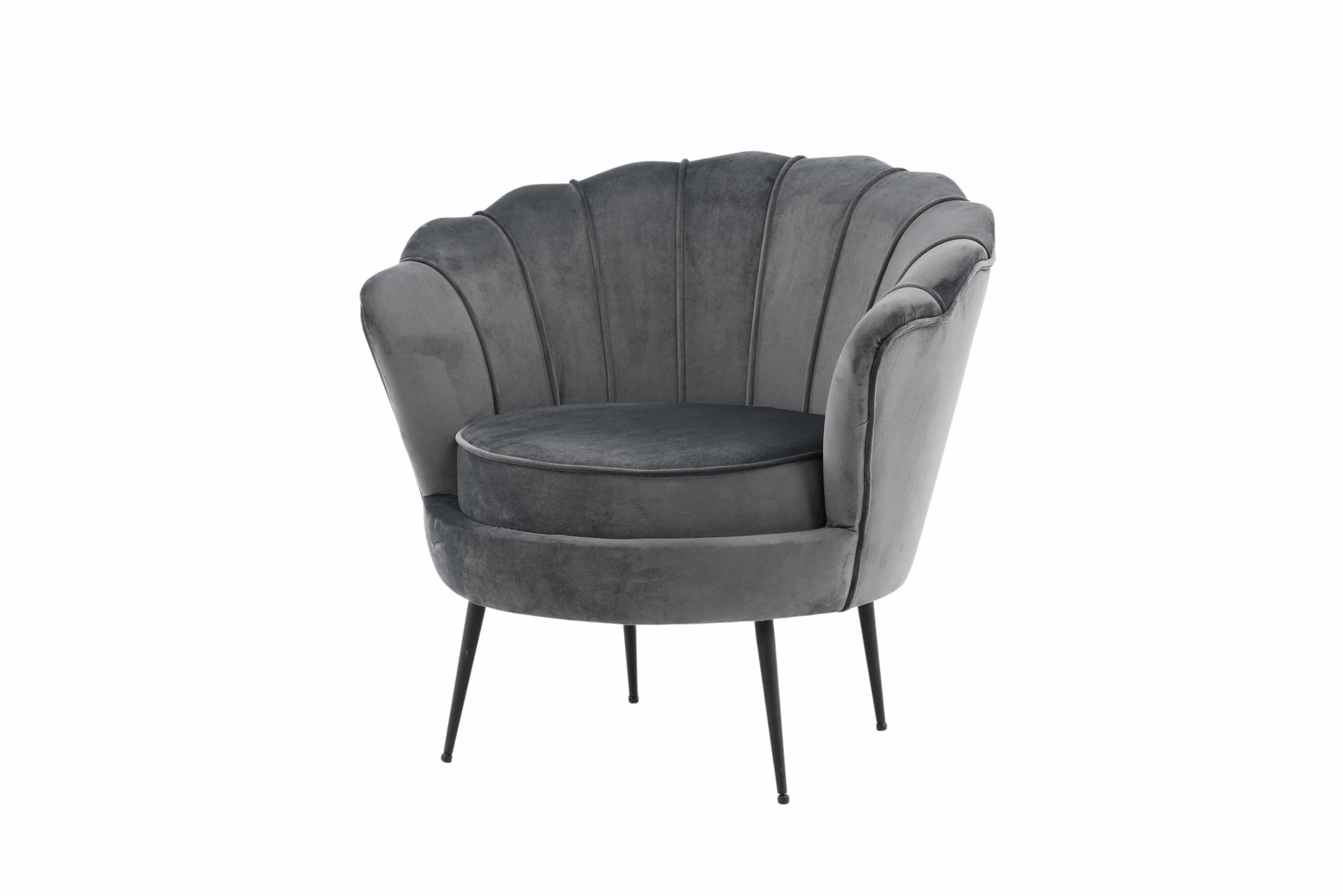 Venture Design Calais fåtölj Mörkgrå/svart