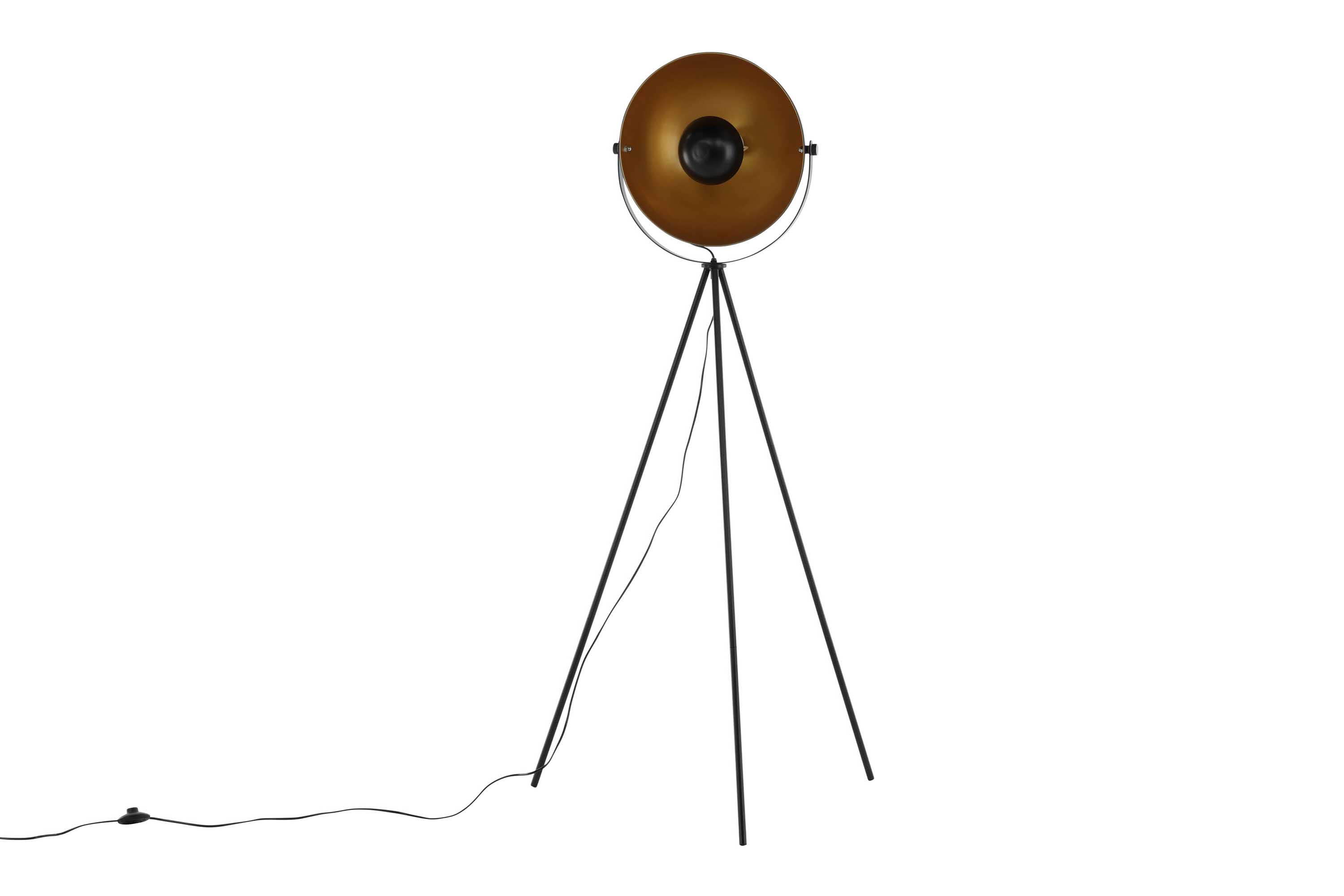 Venture Design Search golvlampa Svart/guld 70 x 41 cm