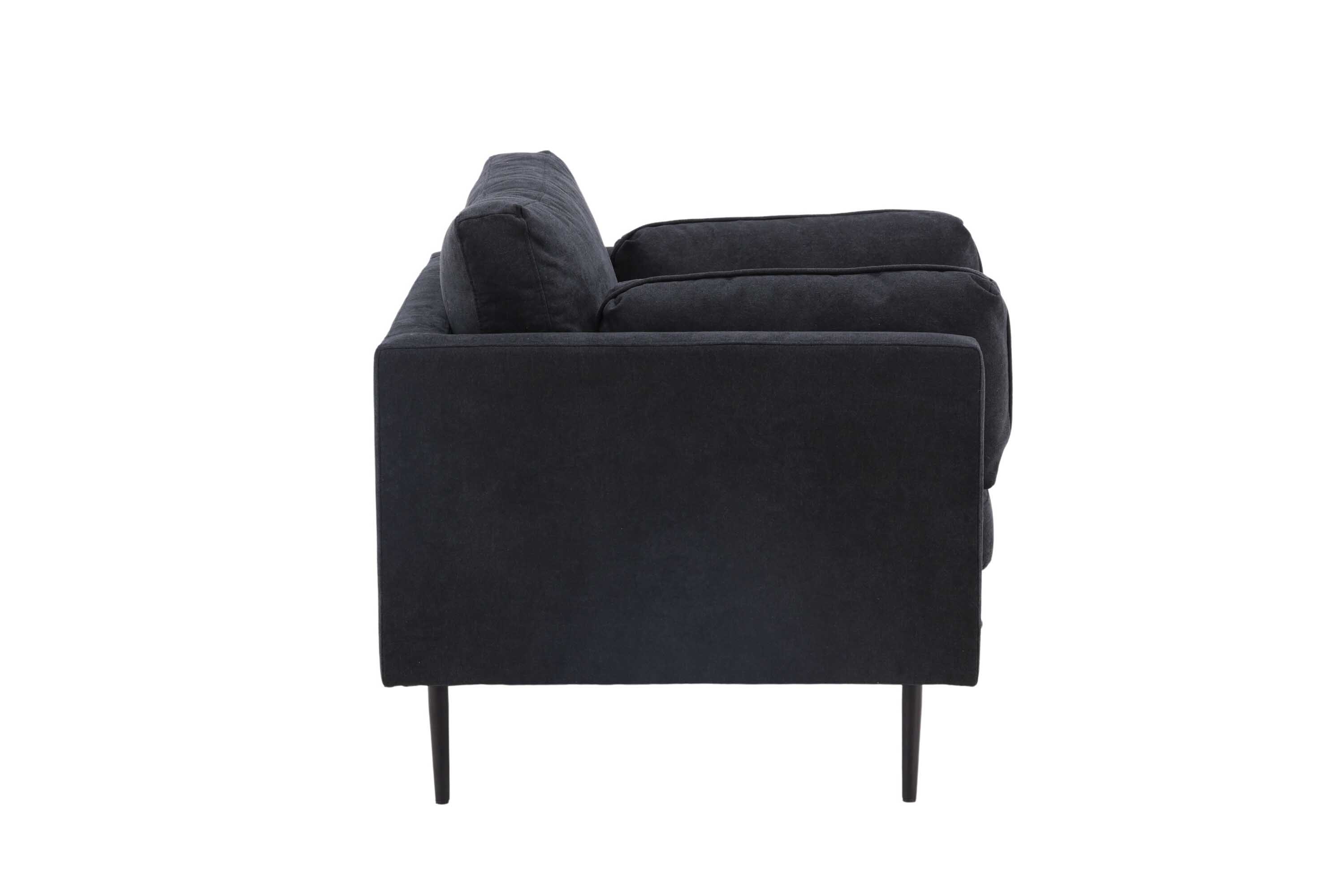 Venture Design Boom fåtölj Svart 110 x 86 cm