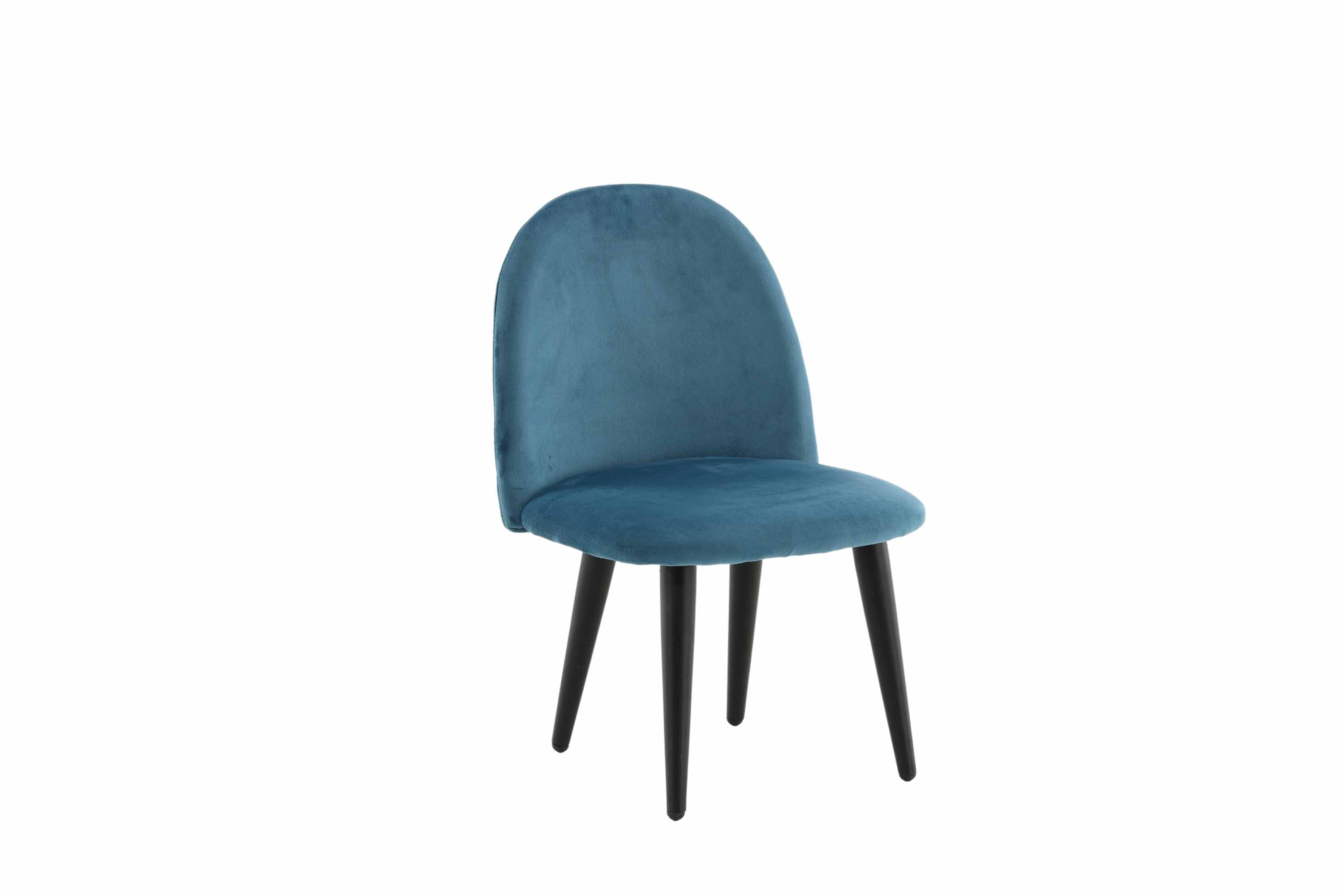 Venture Design Velvet barnstol Blå