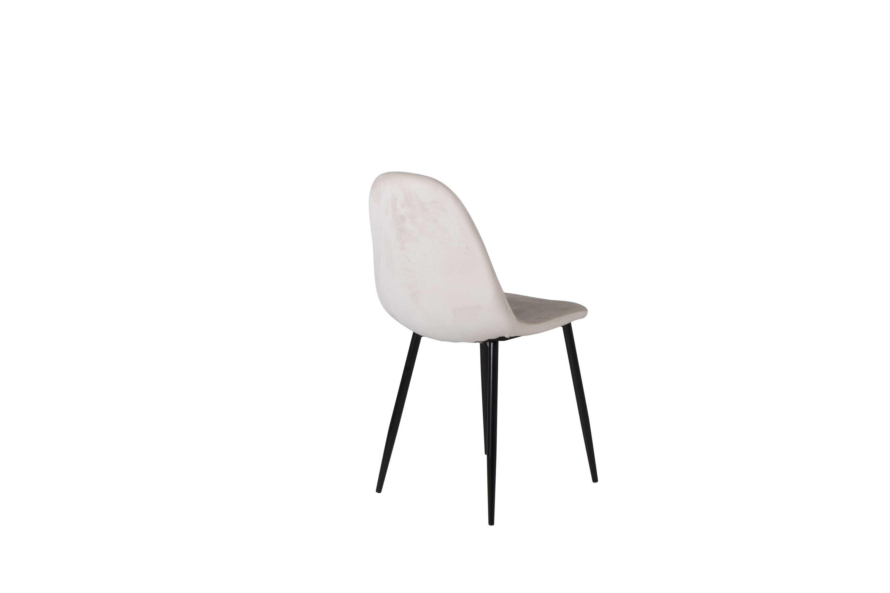 Venture Design Polar matstol Beige Sammet/svart