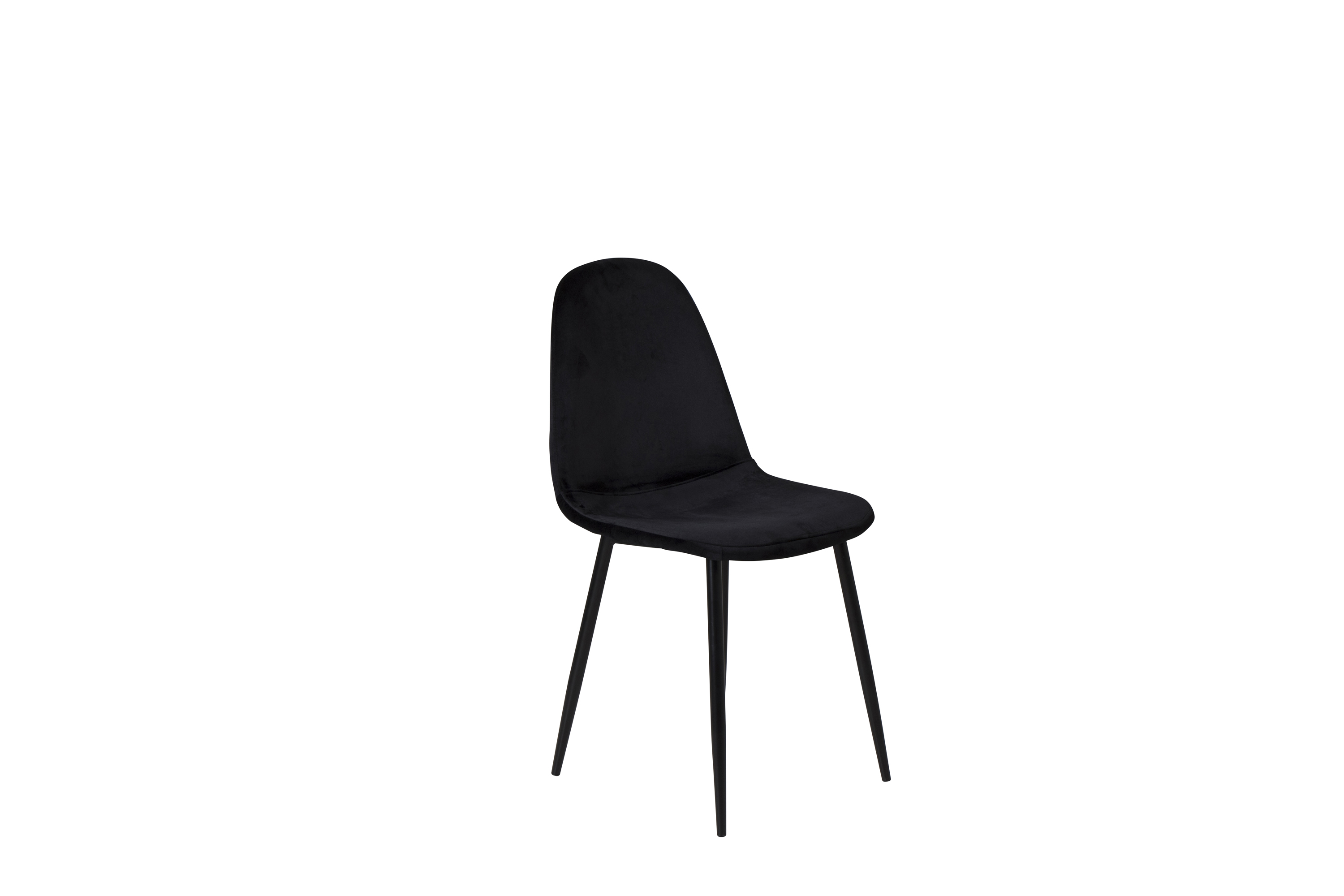 Venture Design Polar matstol Svart Sammet/svart