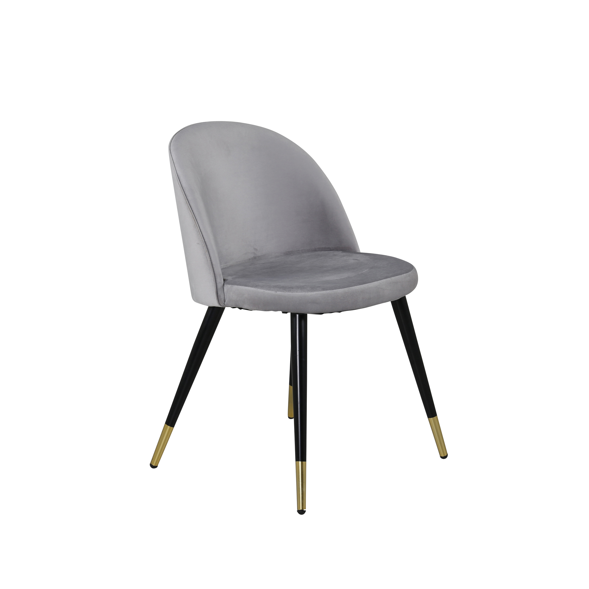 Venture Design Velvet matstol Svart Sammet/guld