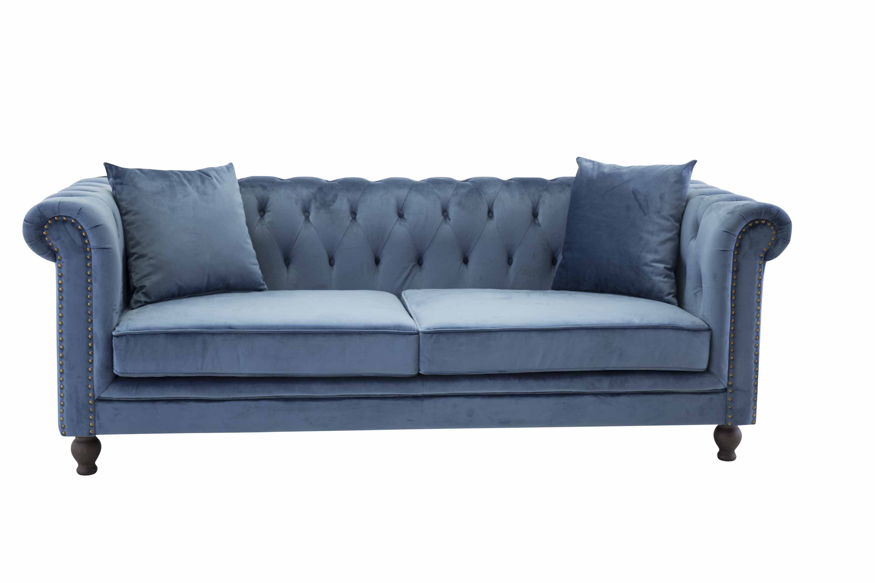 Venture Design Velvet 3-sitssoffa Blå