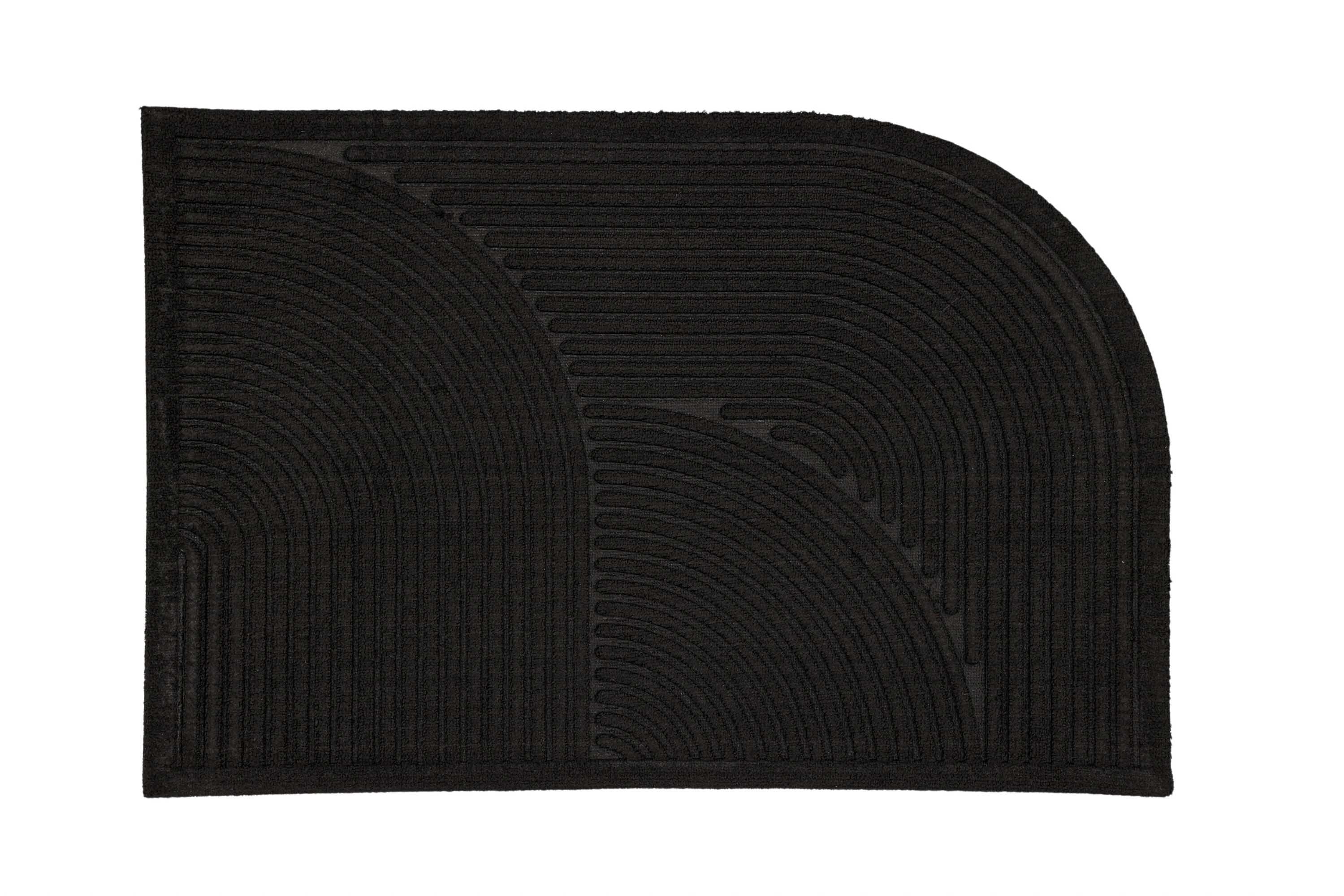 Venture Design Valentino dörrmatta Svart 90 x 60 cm