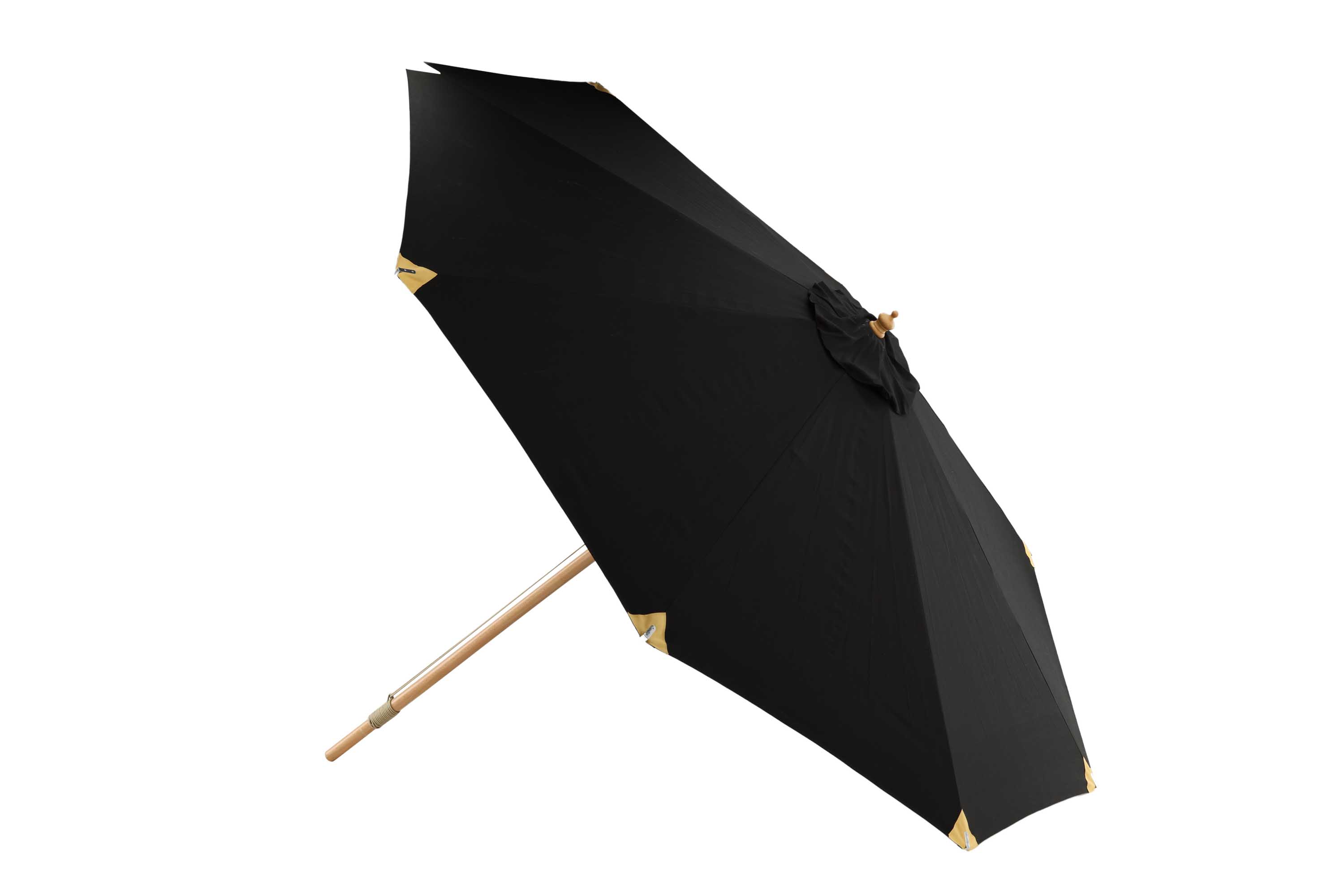 Venture Design Nypo parasoll Svart/natur 330 cm