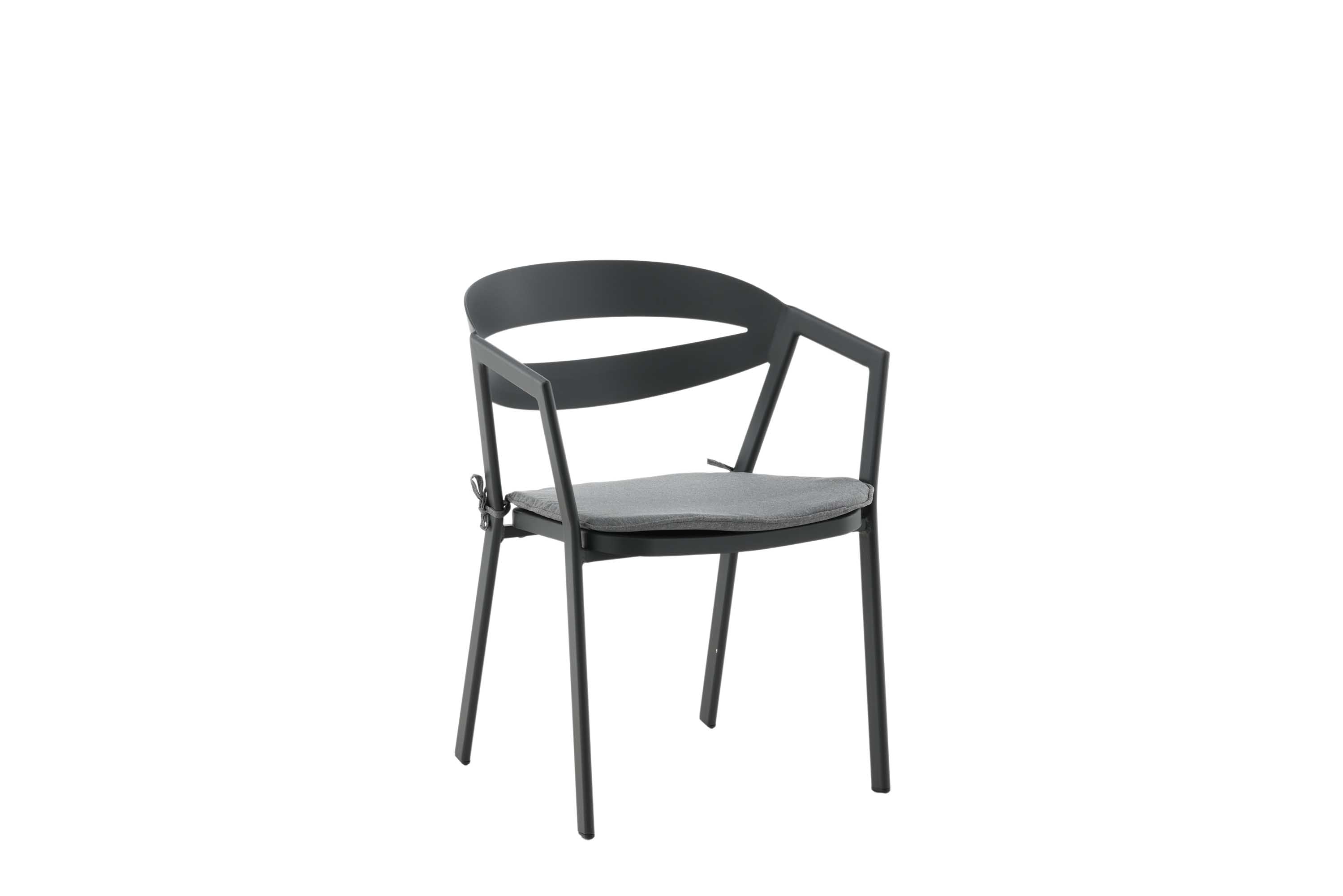 Venture Design Slit matstol Svart/grå