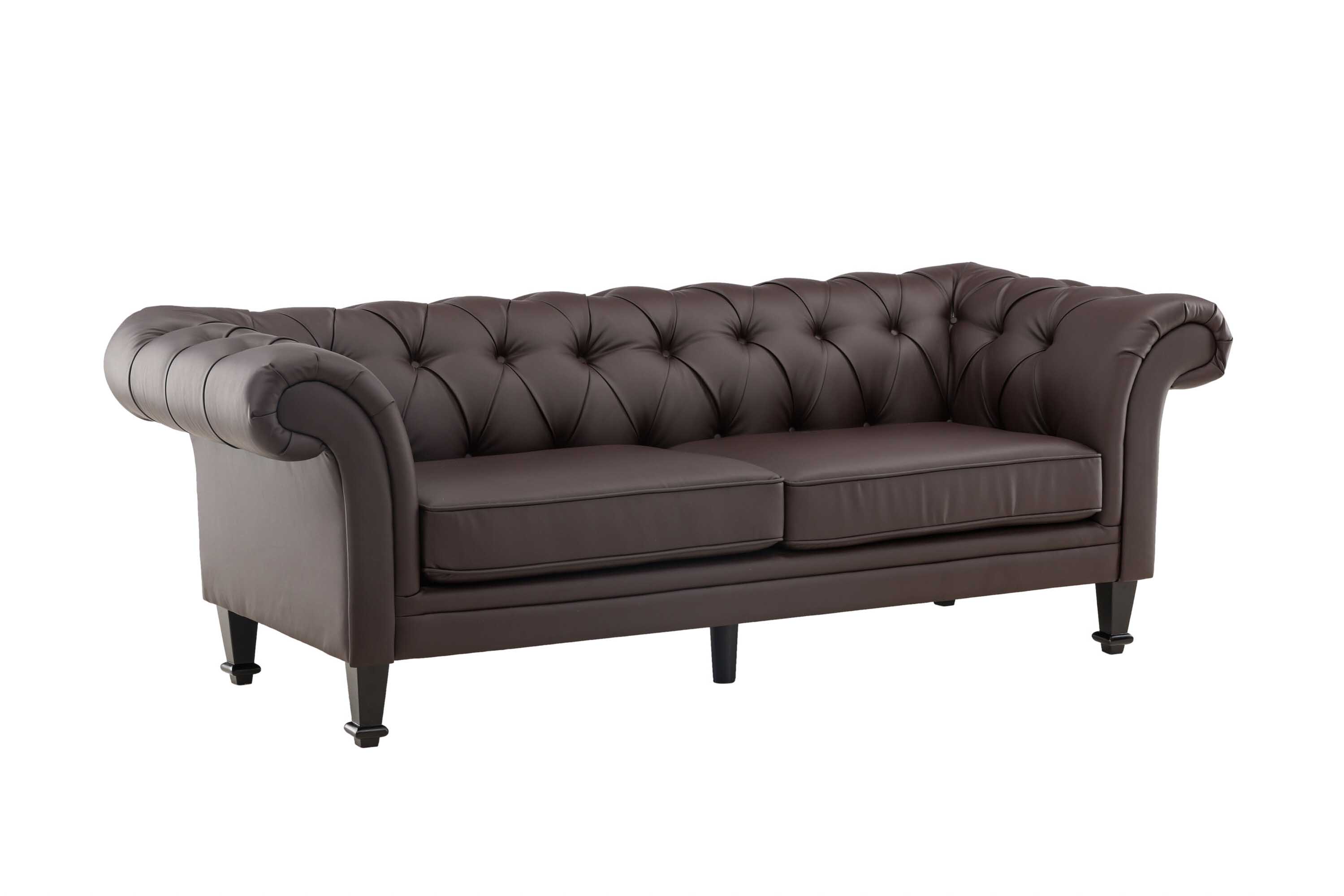Venture Design Ätran 3-sitssoffa Svart/brun