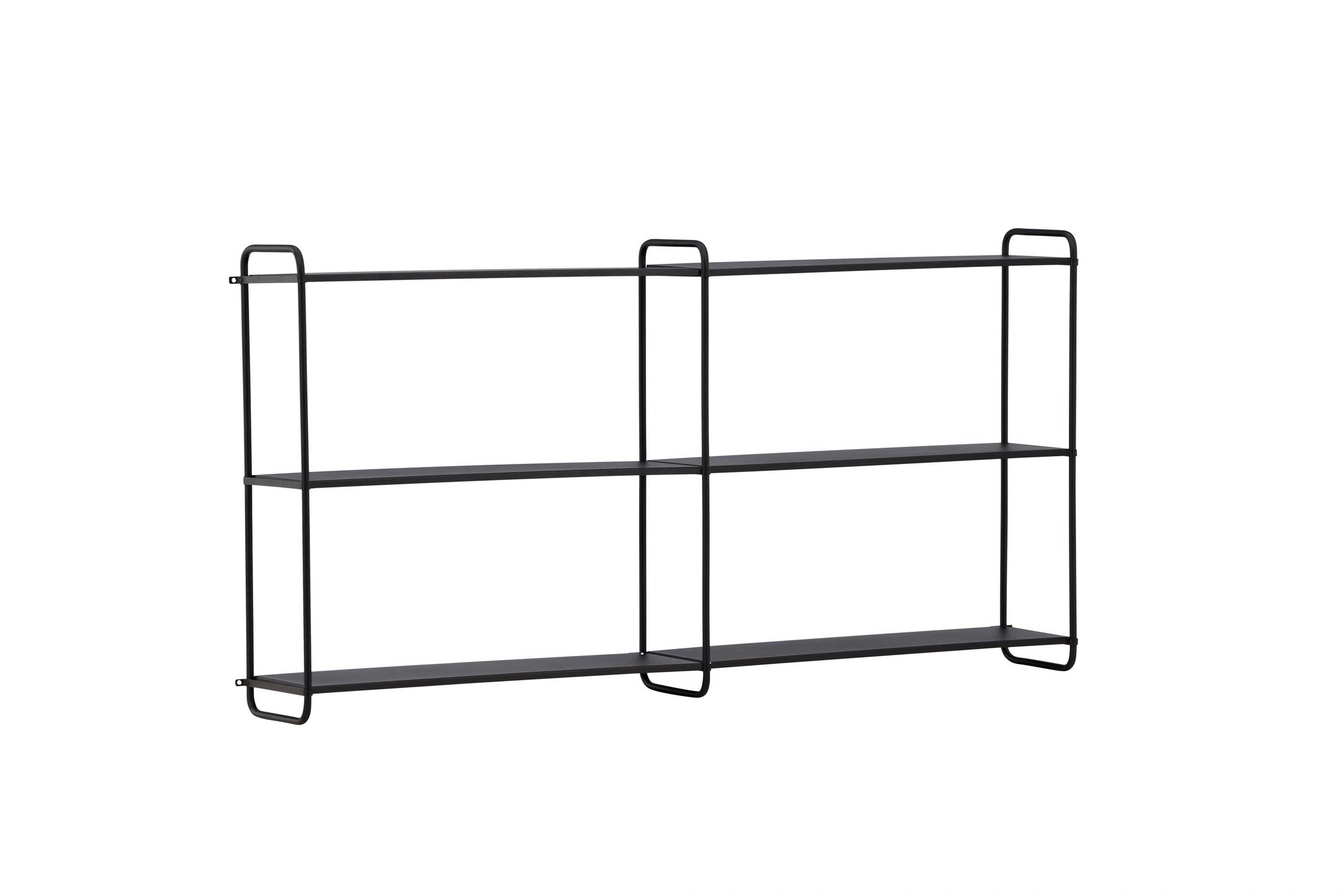 Venture Design Lyon hylla Svart 122 x 18 cm