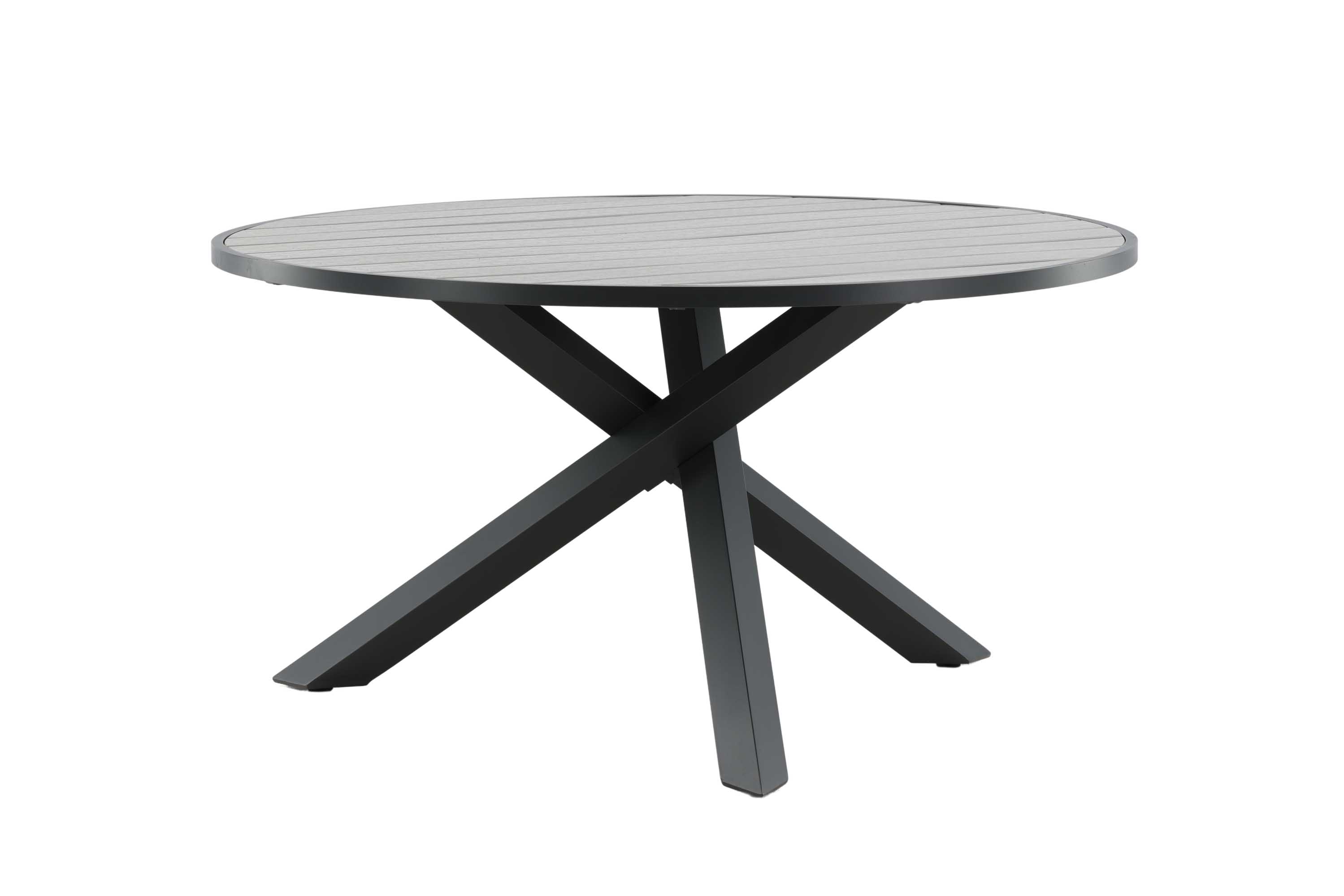 Venture Design Parma matbord Svart/mörkgrå 140 cm