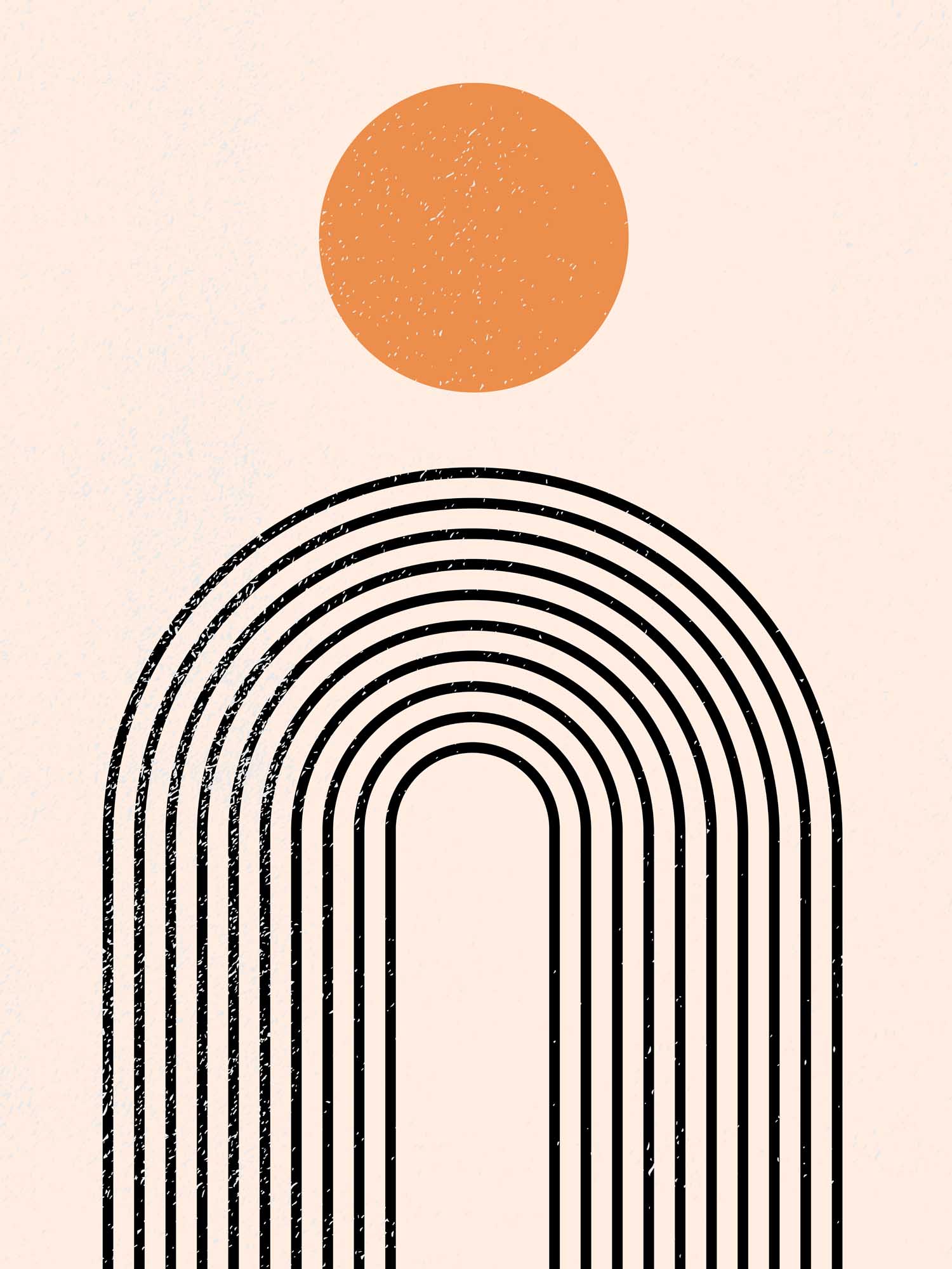 Venture Design Tempel poster 21 x 30 cm Beige