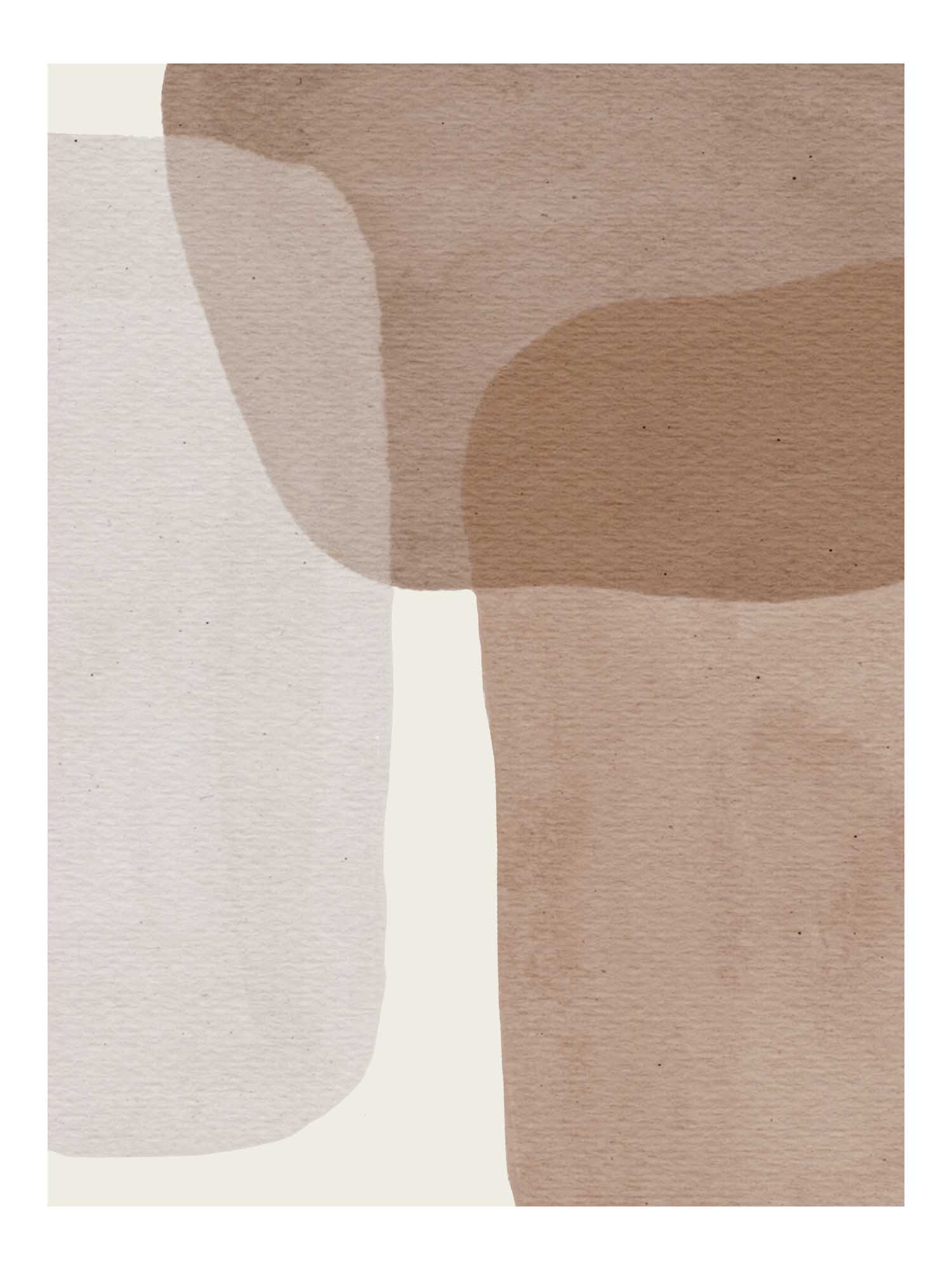 Venture Design Squares poster 70 x 100 cm Beige