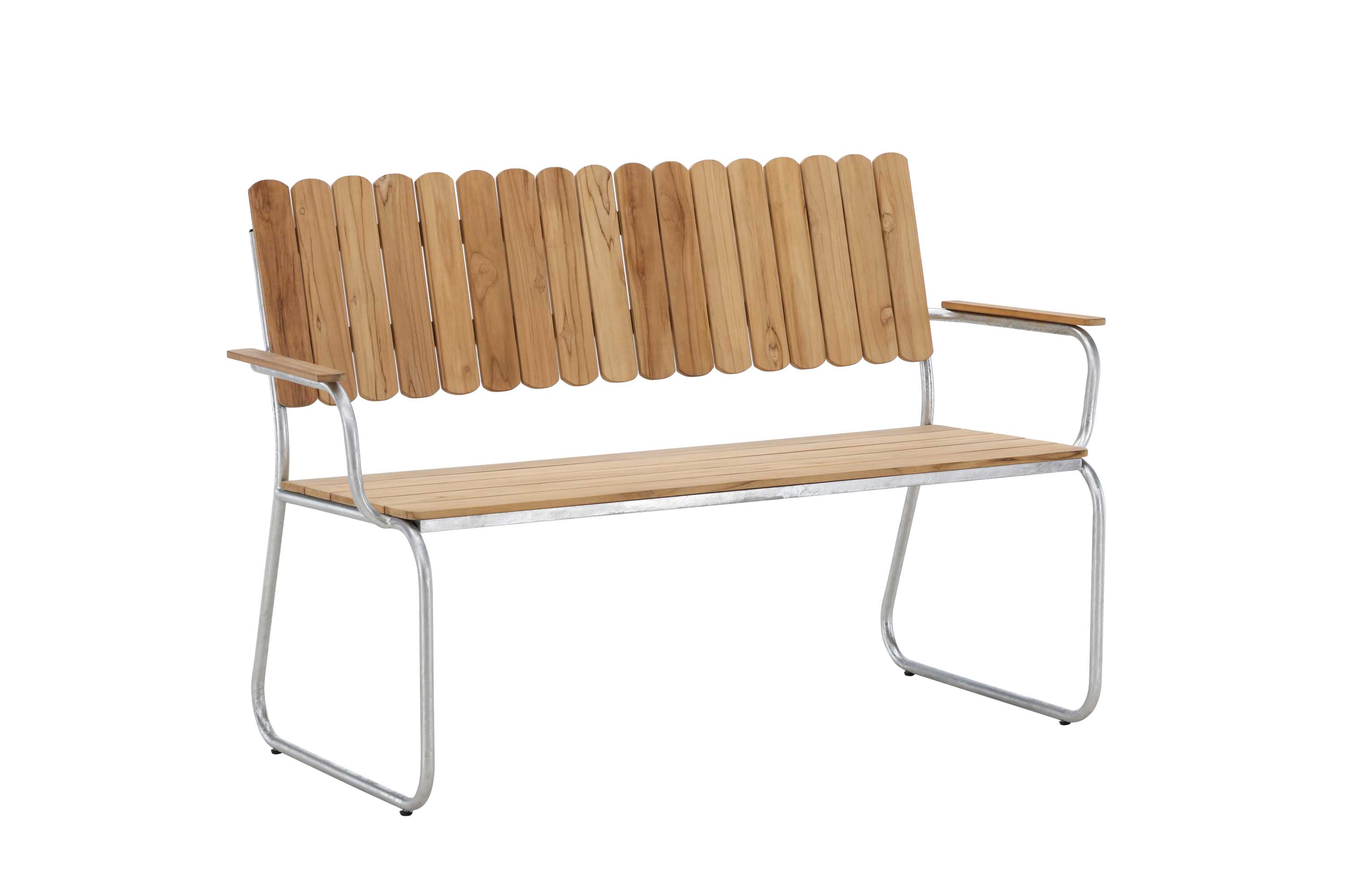 Venture Design Holmsund bänk Teak/silver