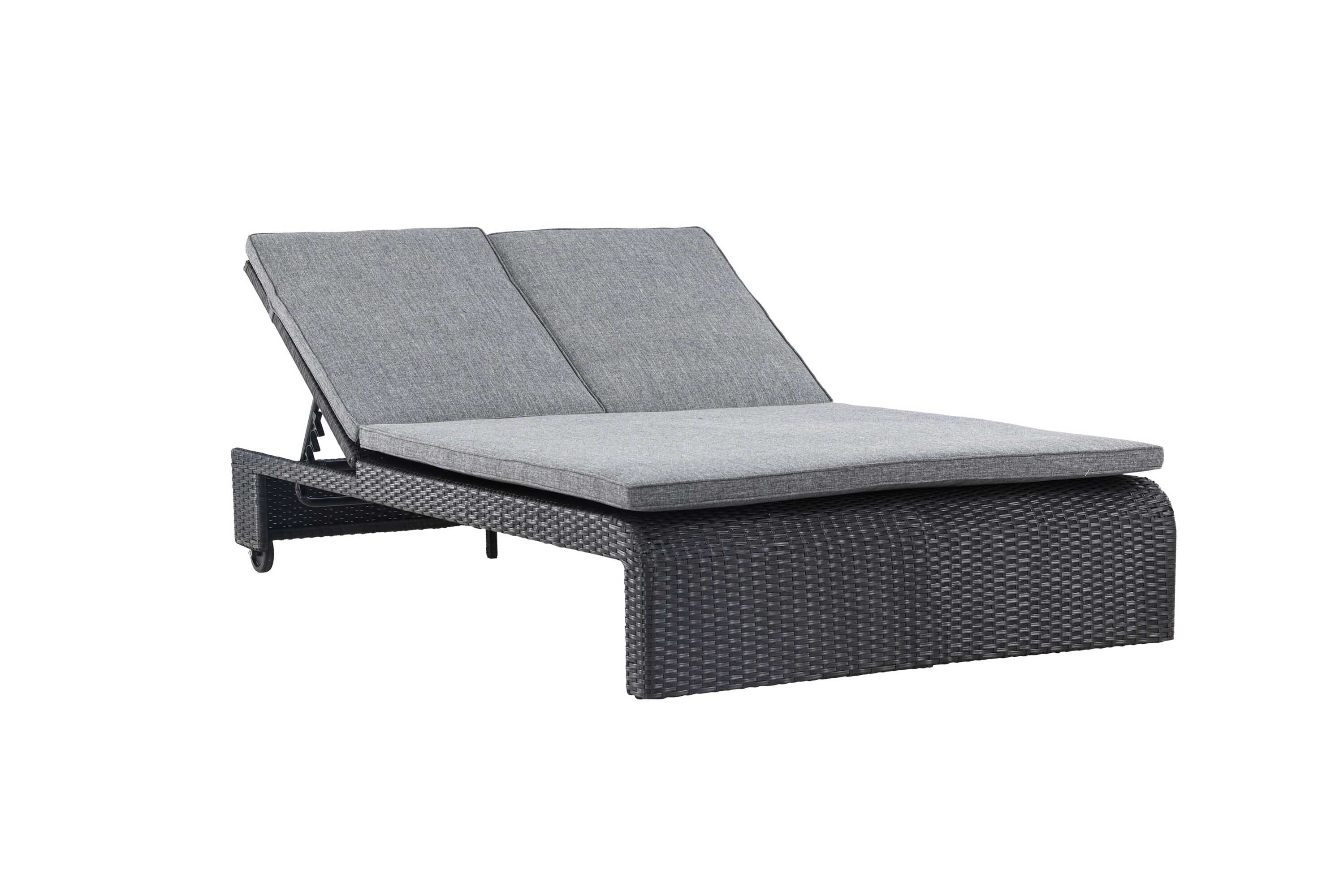Venture Design London solsäng Svart/grå