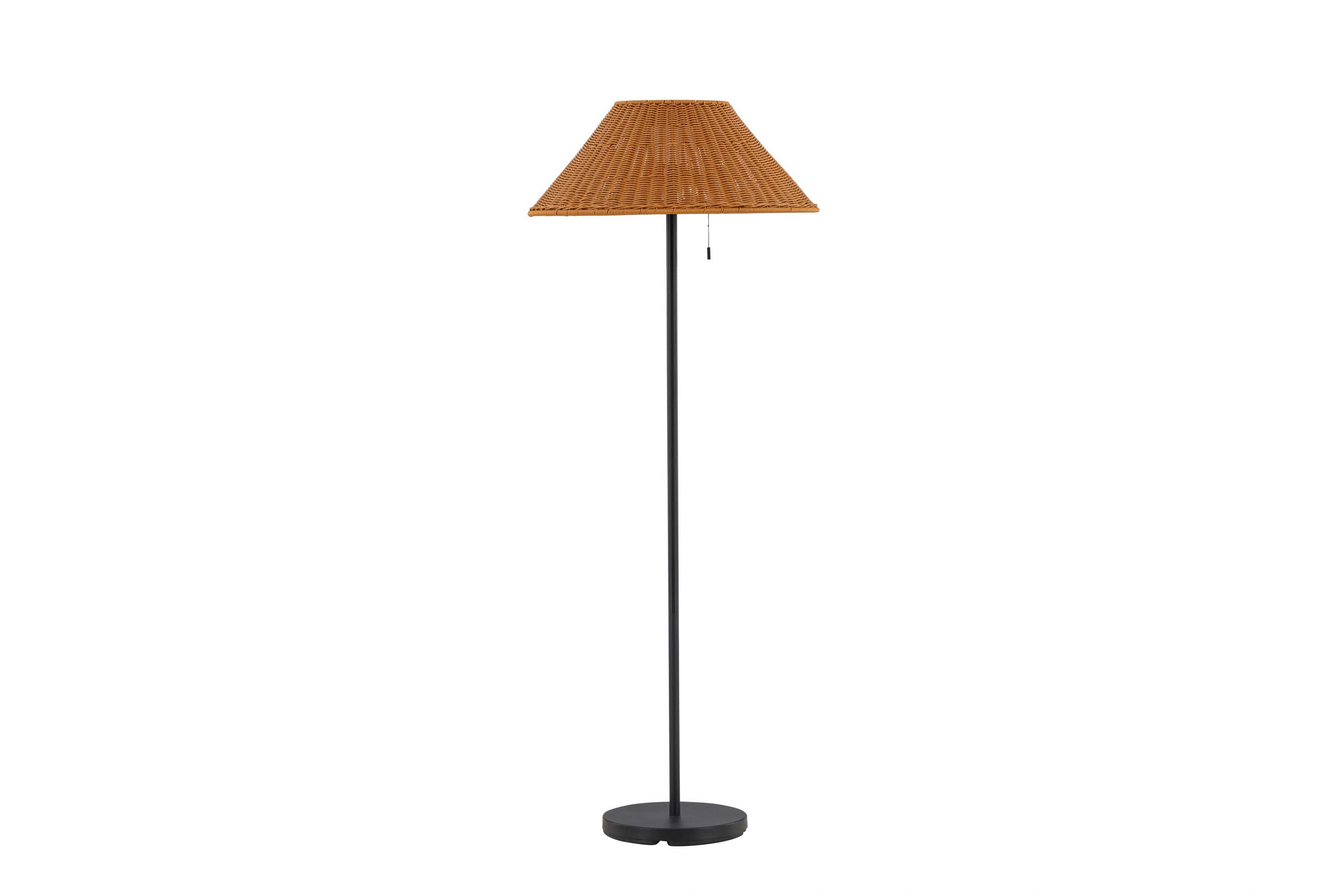 Venture Design Mabis golvlampa Svart/natur 60 cm