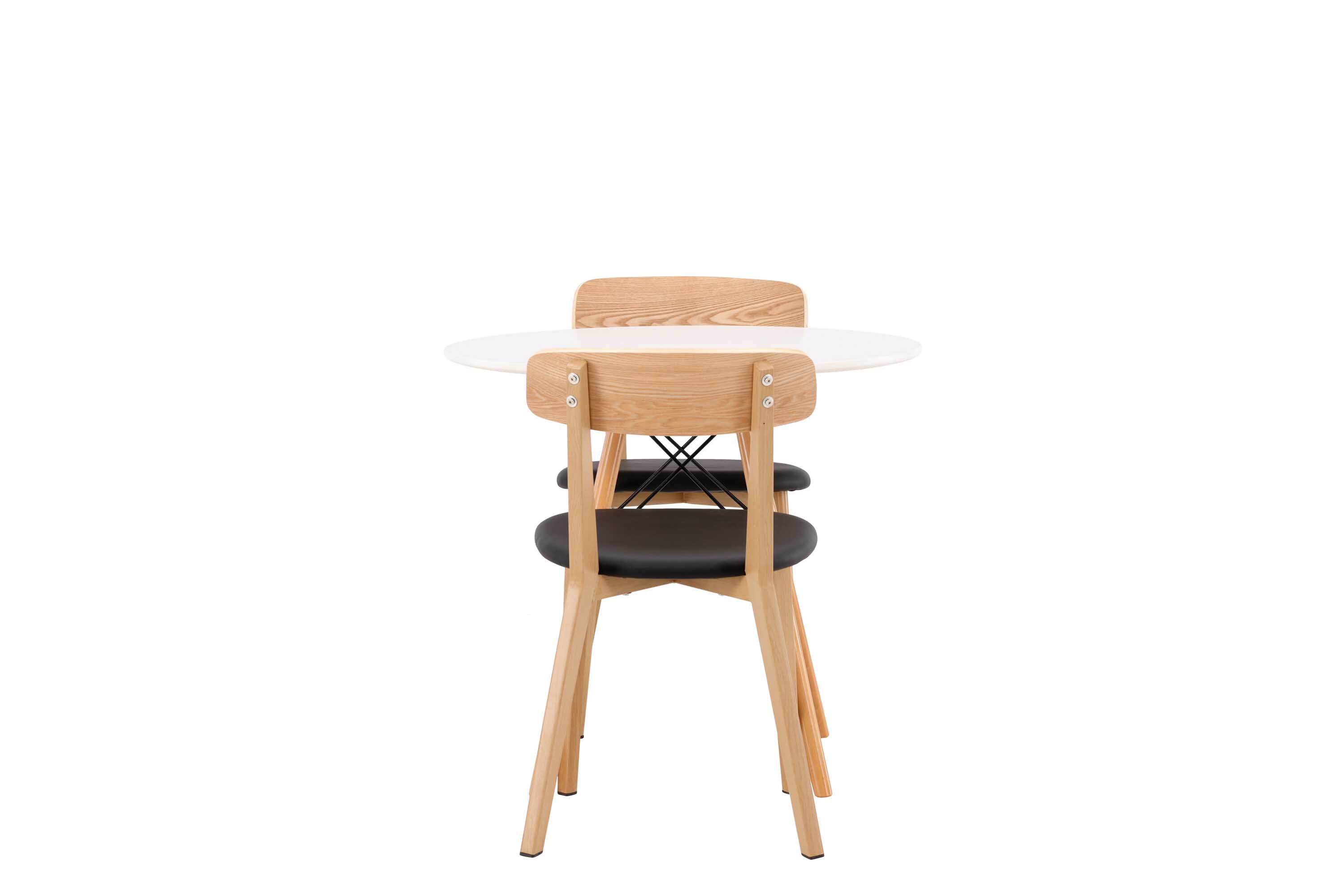 Venture Design Danburi & Sanjos matgrupp Natur/vit 2 stolar & bord 60 cm